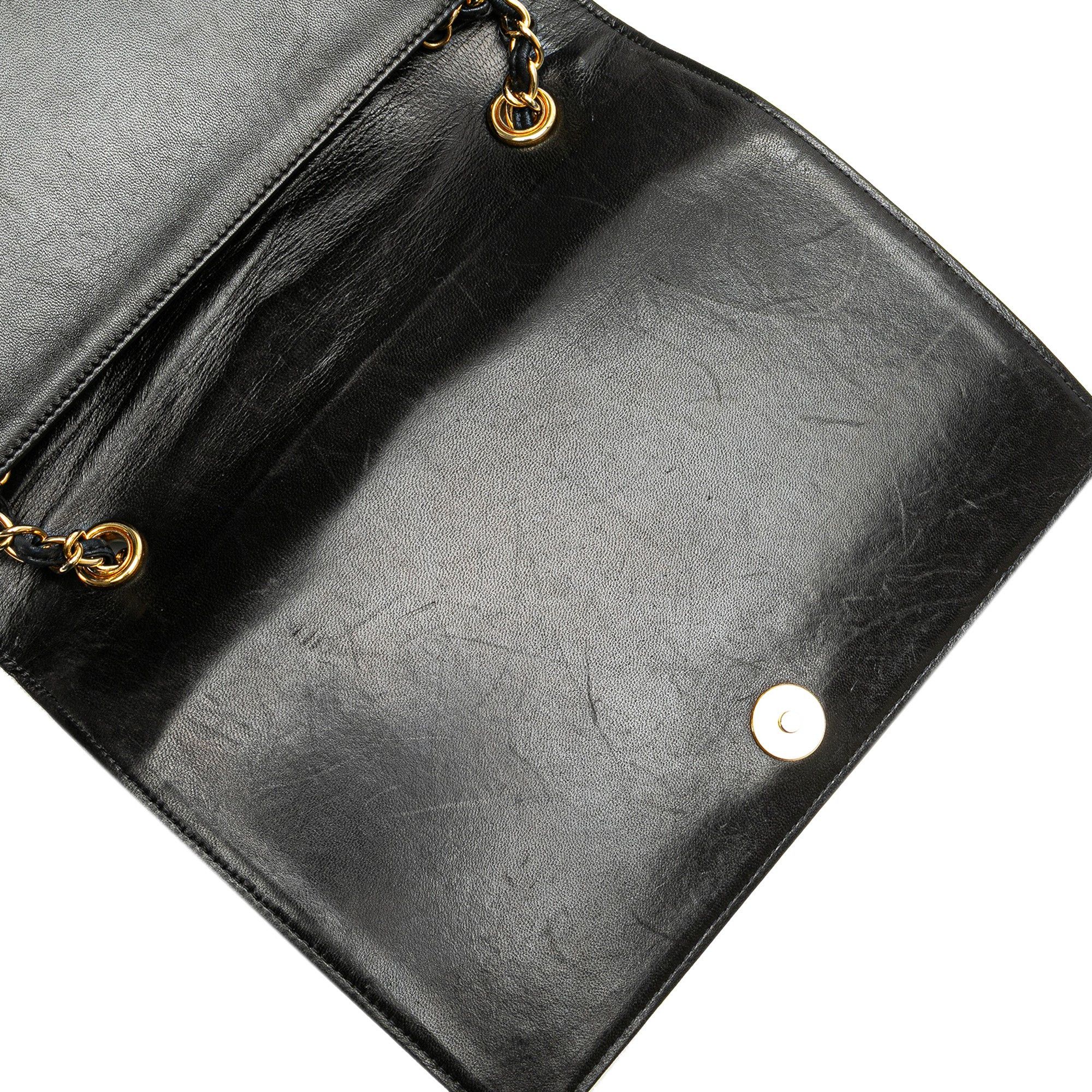 Chanel Chanel CC Quilted Lambskin Full Flap Black Size ONE SIZE - 9 Thumbnail
