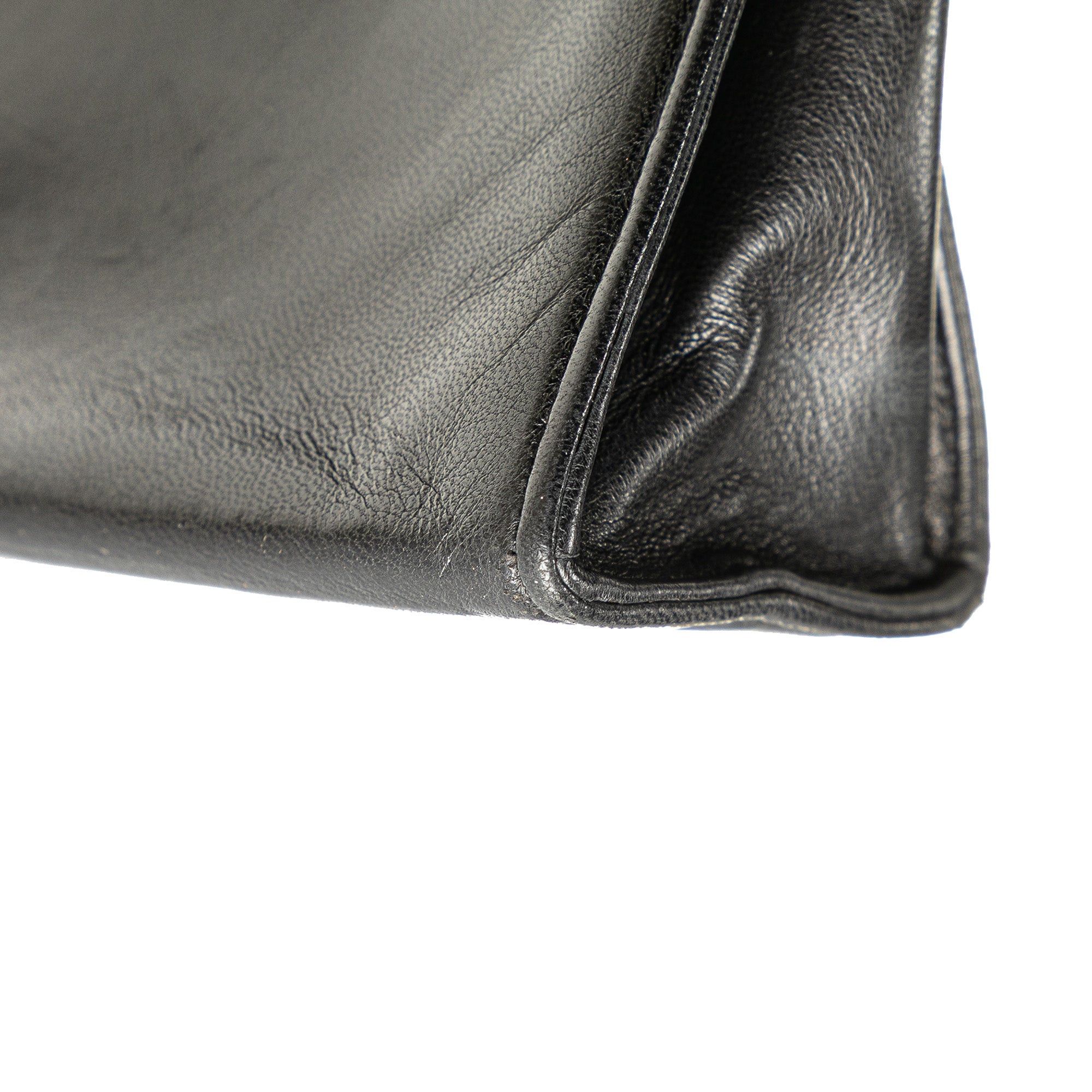 Chanel Chanel CC Quilted Lambskin Full Flap Black Size ONE SIZE - 12 Thumbnail