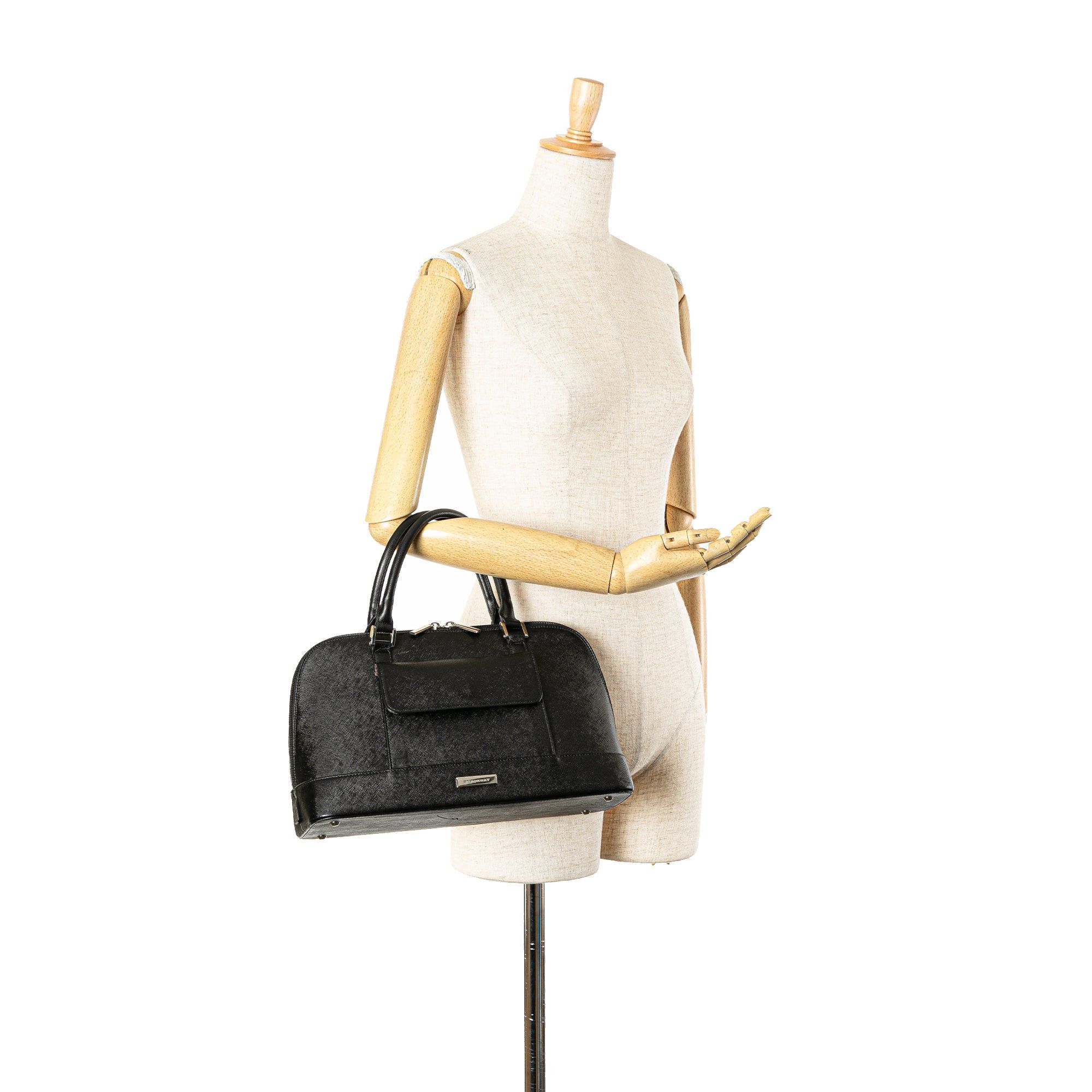 Burberry Burberry Leather Handbag Black Size ONE SIZE - 6 Thumbnail