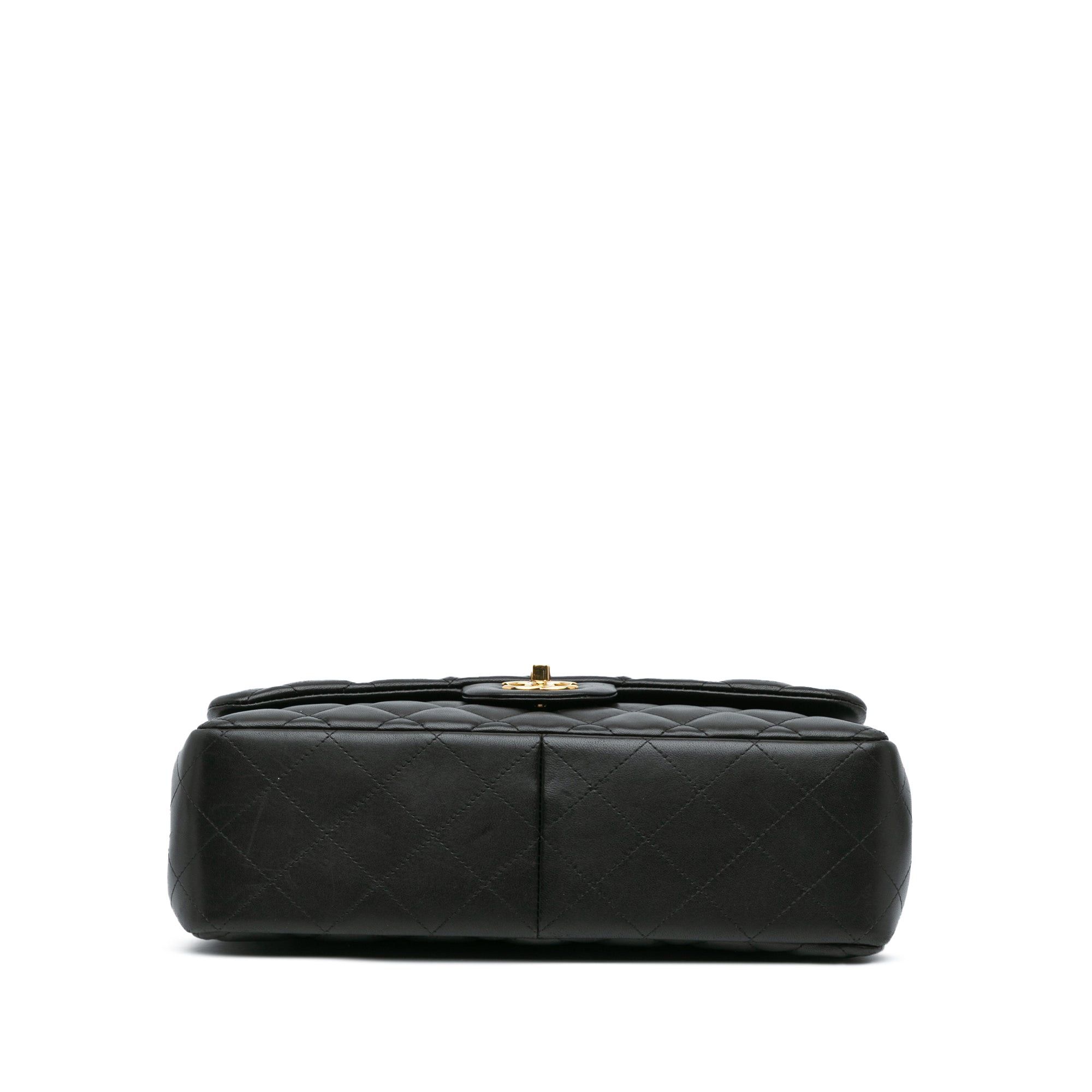 Chanel Chanel Jumbo Classic Lambskin Double Flap Black Size ONE SIZE - 3 Thumbnail