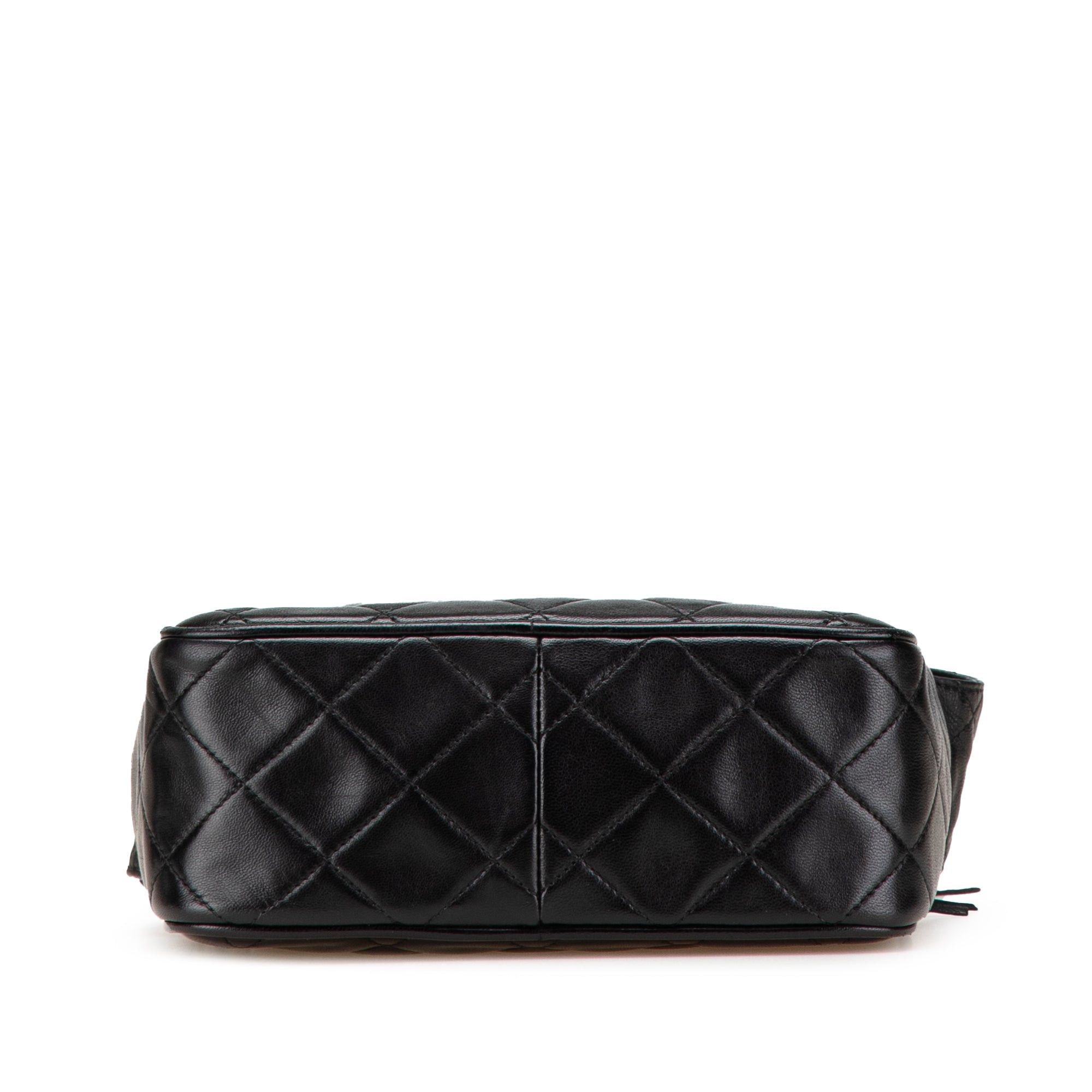 Chanel Chanel Mini CC Lambskin Tassel Camera Bag Black Size ONE SIZE - 3 Thumbnail