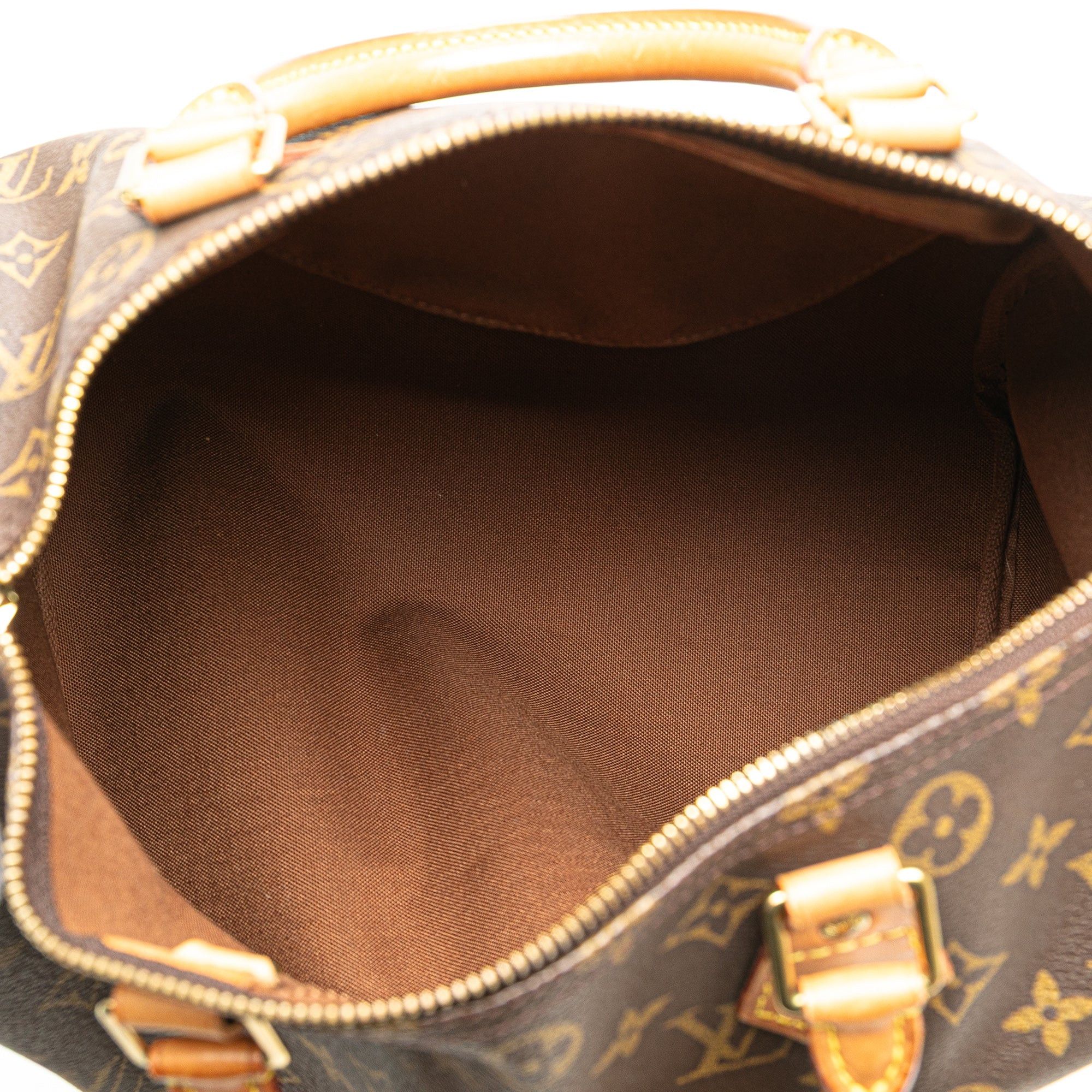 Louis Vuitton Louis Vuitton Monogram Speedy 30 Brown Size ONE SIZE - 4 Thumbnail
