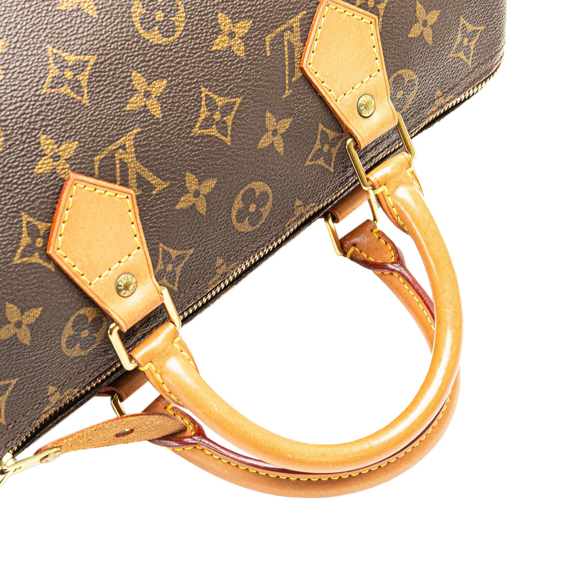 Louis Vuitton Louis Vuitton Monogram Speedy 30 Brown Size ONE SIZE - 11 Thumbnail