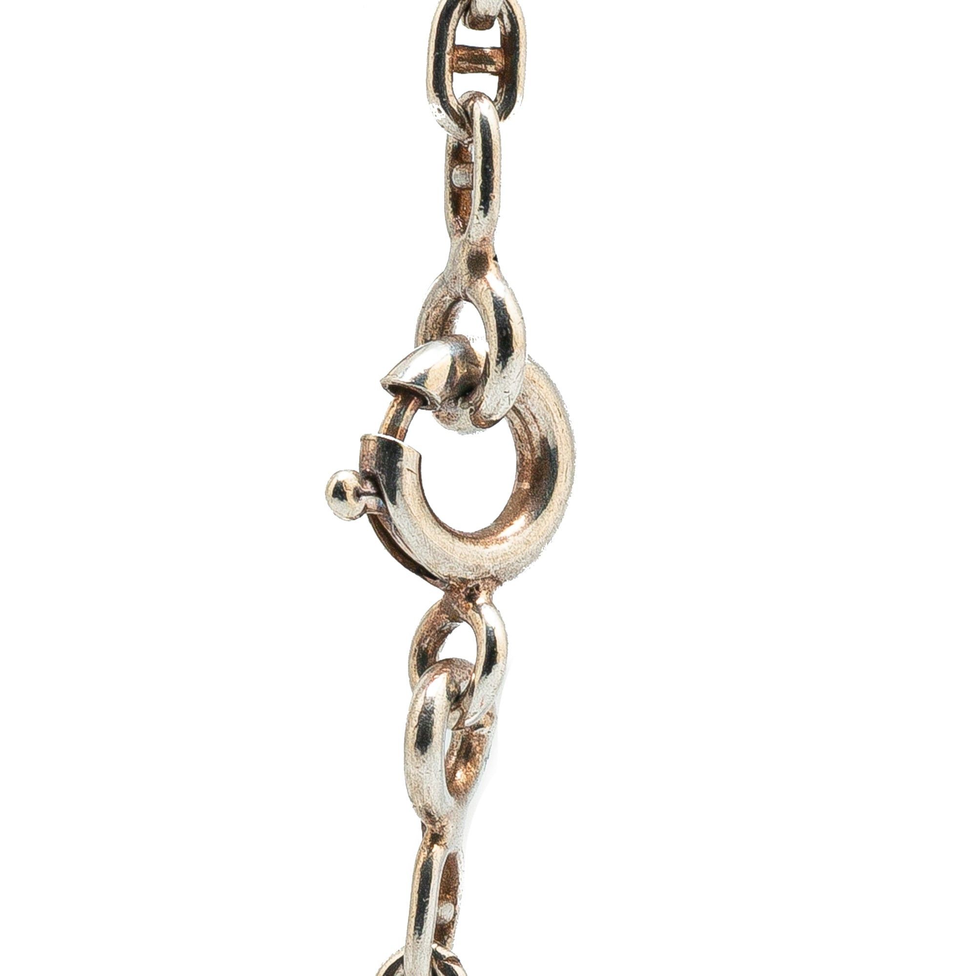 Hermes Hermès Sterling Silver Mini Chaine d'Ancre Necklace Silver Size ONE SIZE - 3 Thumbnail