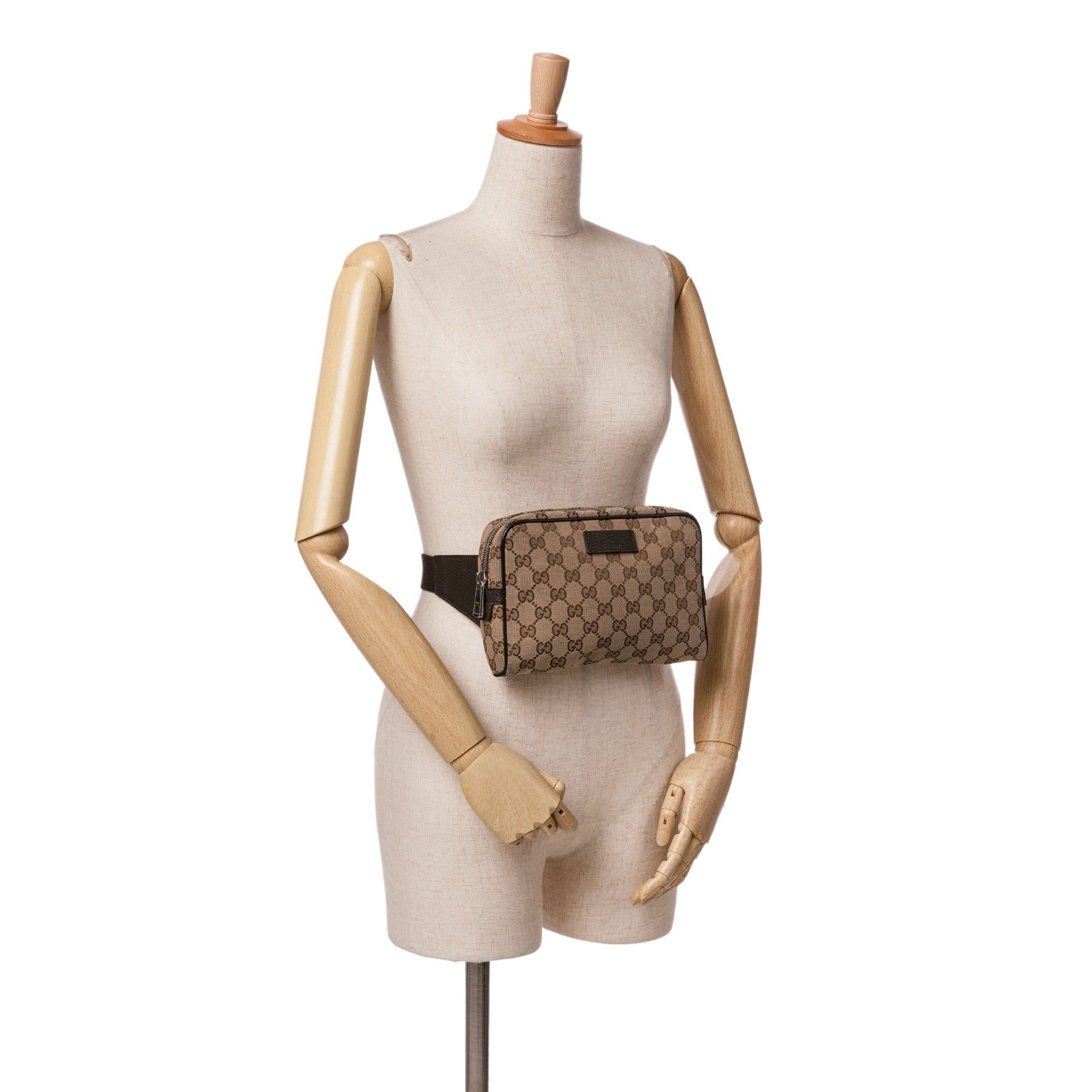 Gucci Gucci GG Canvas Belt Bag Brown Size ONE SIZE - 10 Thumbnail