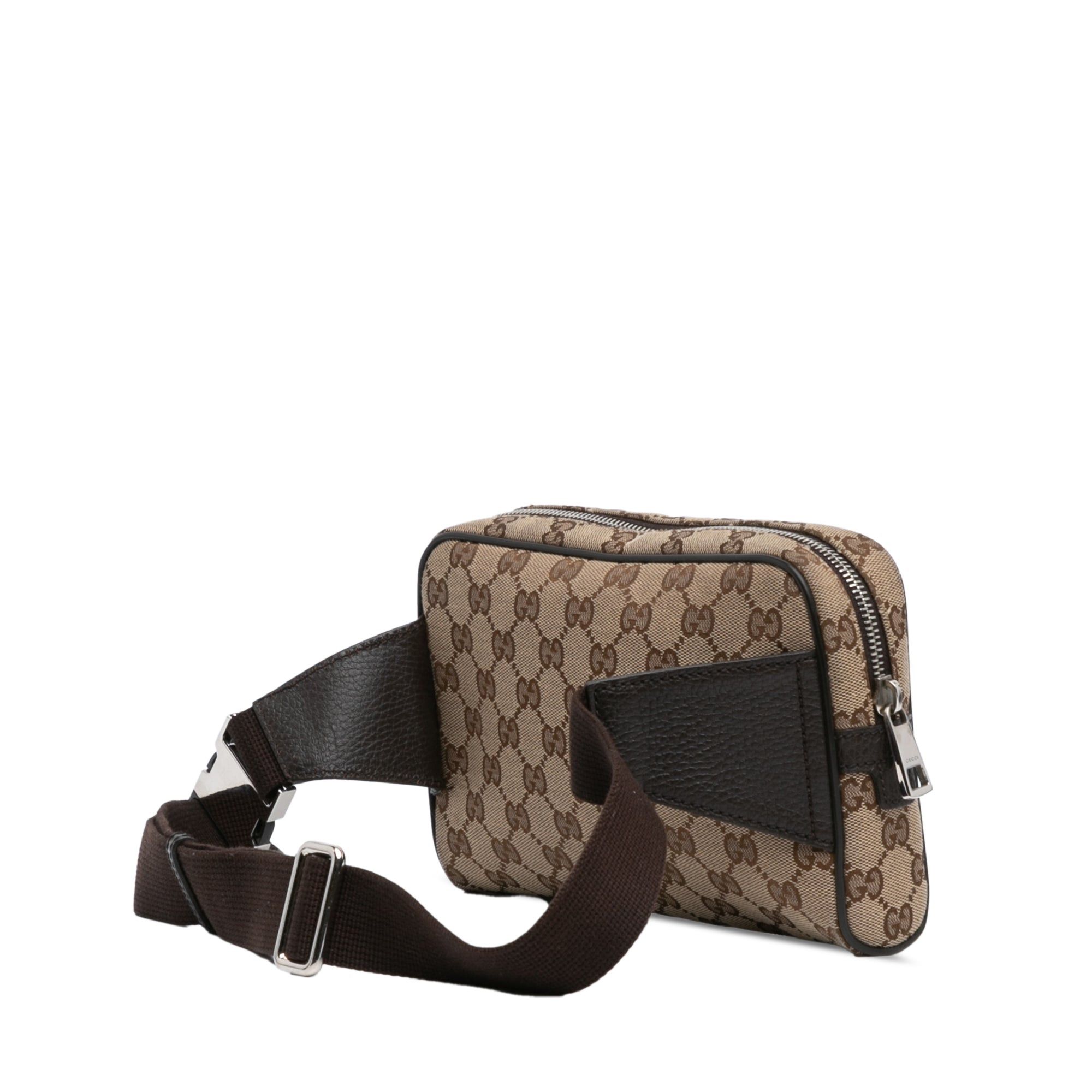 Gucci Gucci GG Canvas Belt Bag Brown Size ONE SIZE - 2 Thumbnail