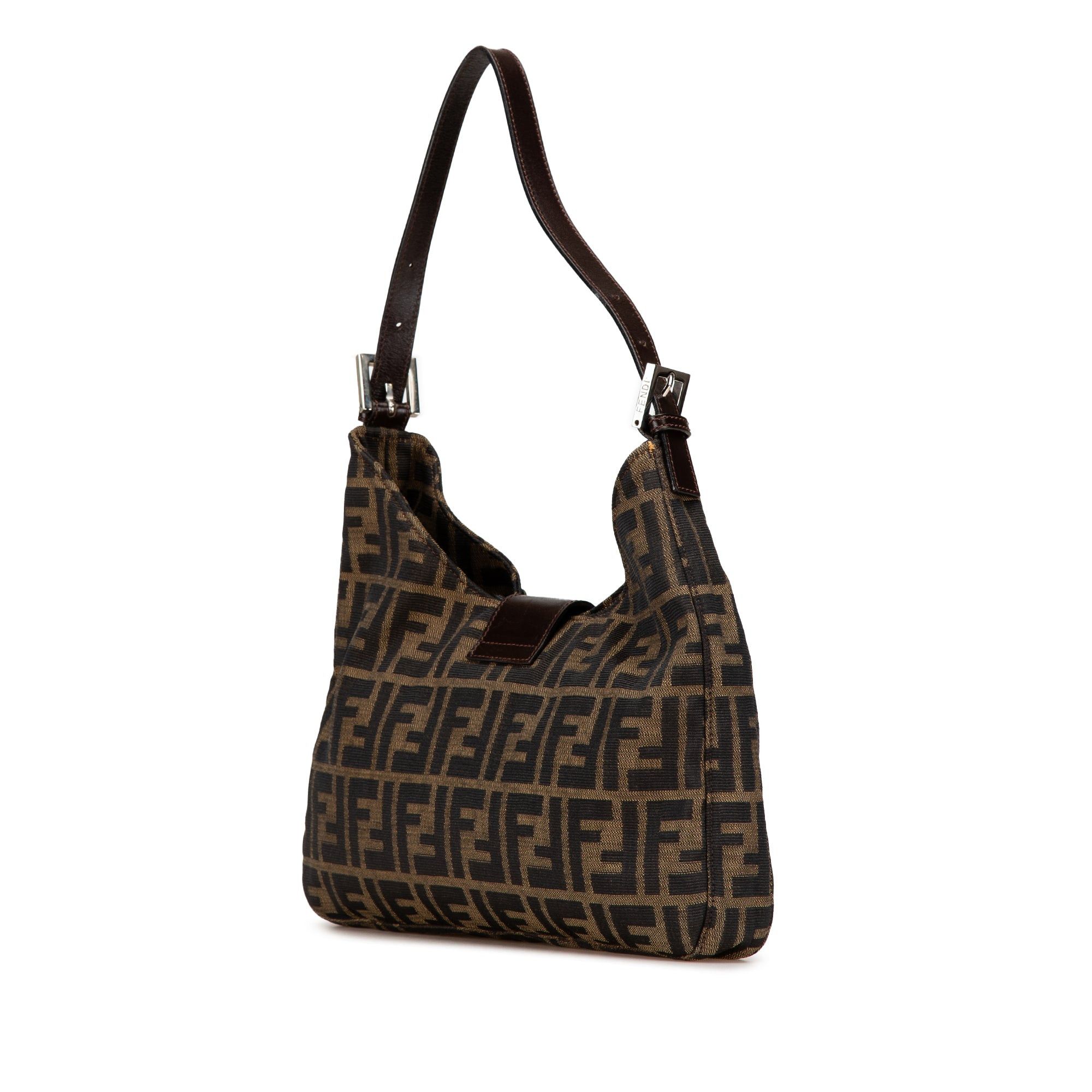 Fendi Fendi Zucca Canvas Shoulder Bag Brown Size ONE SIZE - 2 Thumbnail