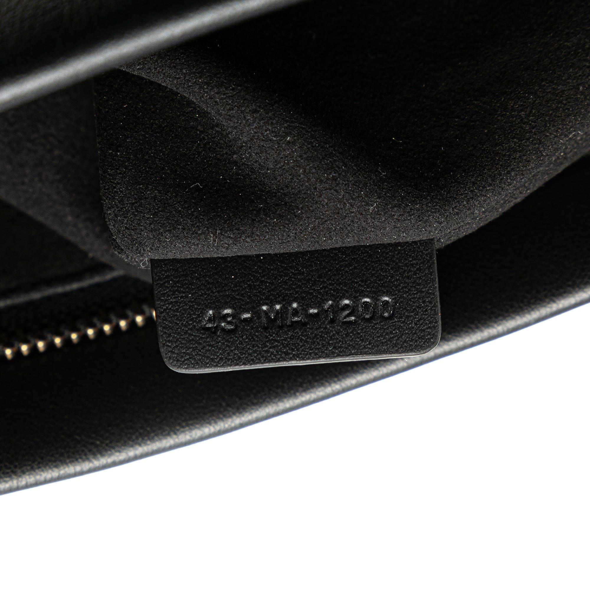 Dior Dior Embossed Calfskin Logo Zip Clutch Black Size ONE SIZE - 6 Thumbnail
