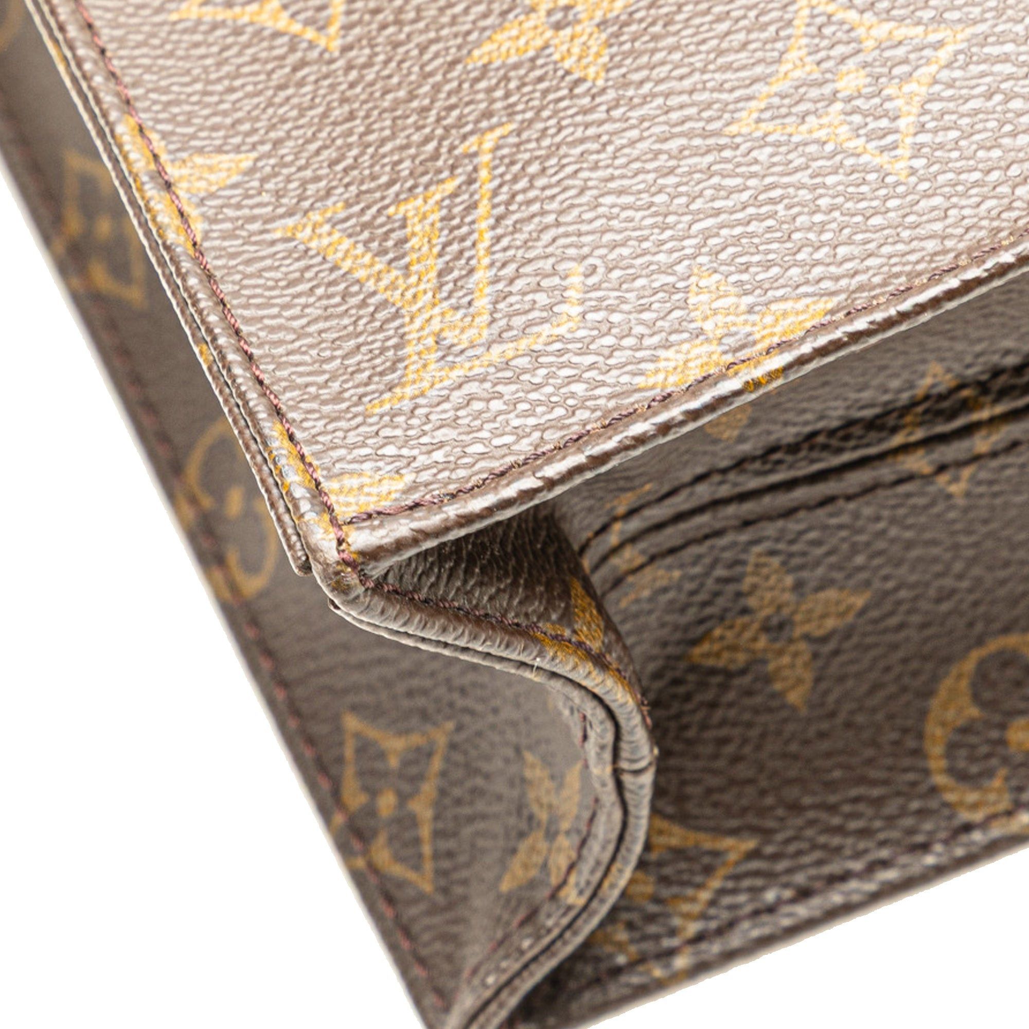Louis Vuitton Louis Vuitton Monogram Sac Plat Brown Size ONE SIZE - 7 Thumbnail