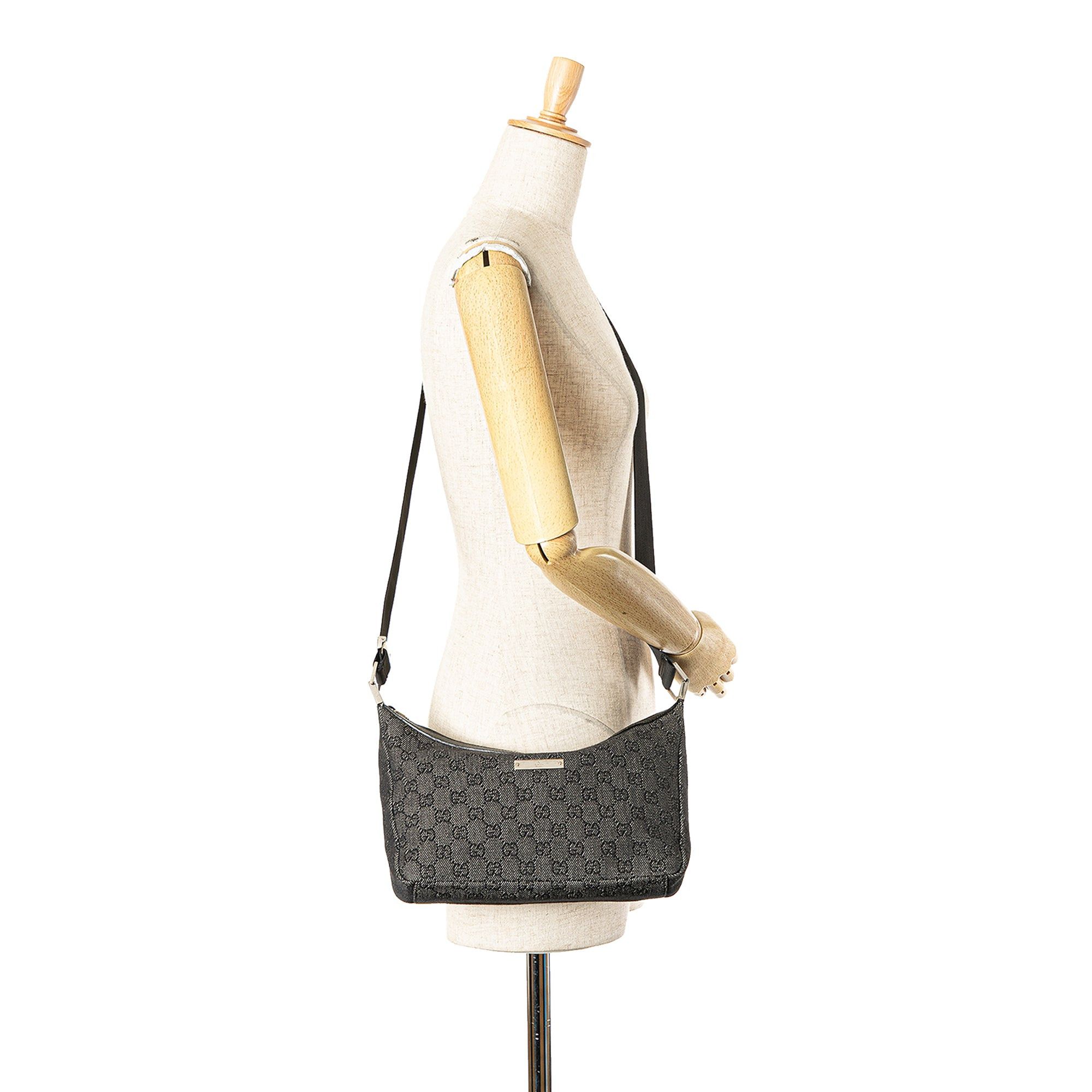Gucci Gucci GG Canvas Crossbody Gray Size ONE SIZE - 7 Thumbnail