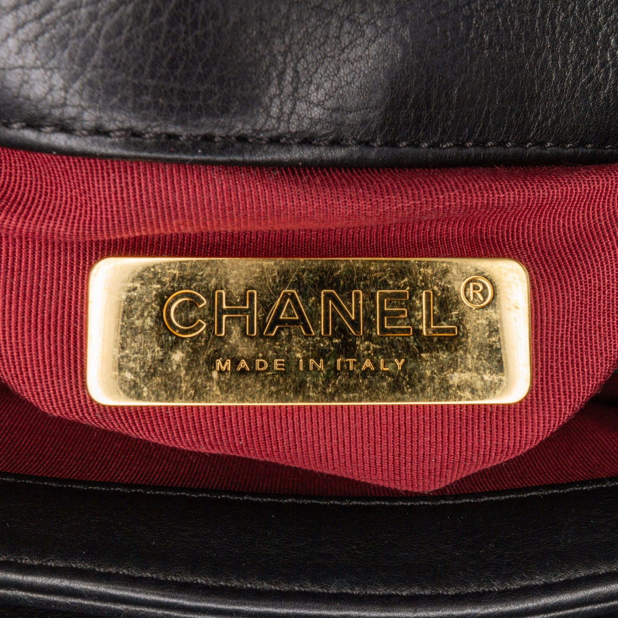 Chanel Chanel Mini Quilted Calfskin Pearl CC Accordion Flap Black Size ONE SIZE - 5 Thumbnail