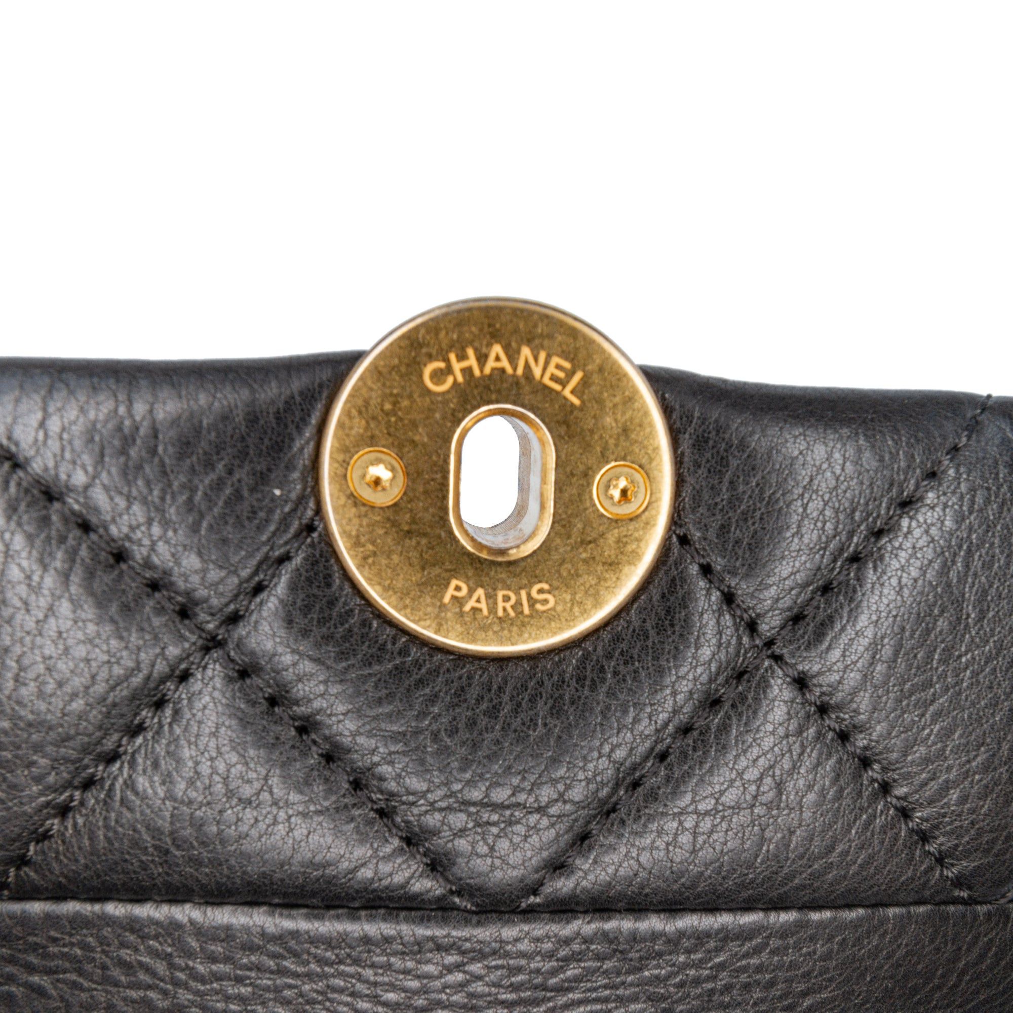 Chanel Chanel Mini Quilted Calfskin Pearl CC Accordion Flap Black Size ONE SIZE - 7 Thumbnail