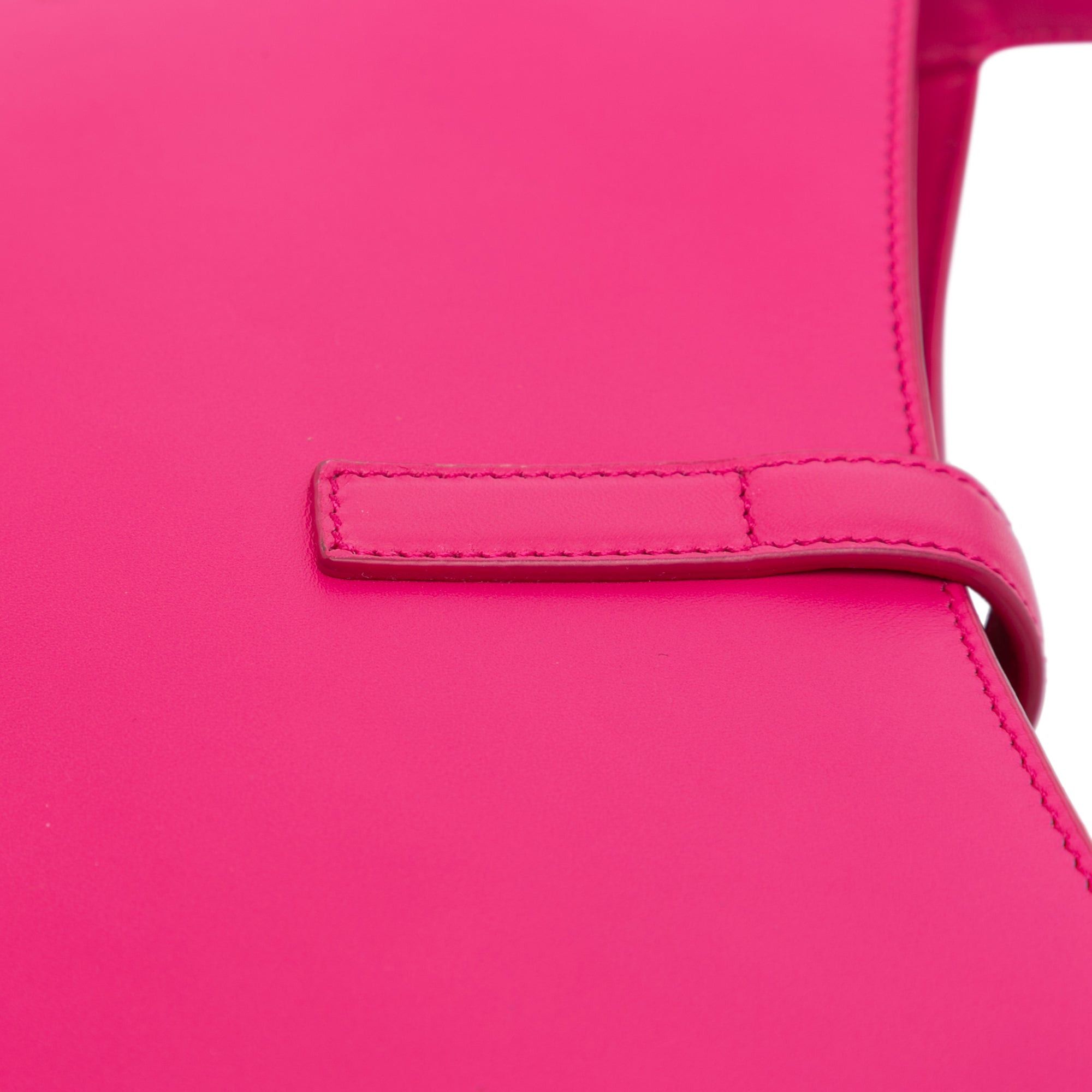 Saint Laurent Paris Saint Laurent Leather Le 5 a 7 Shoulder Bag Pink Size ONE SIZE - 8 Thumbnail