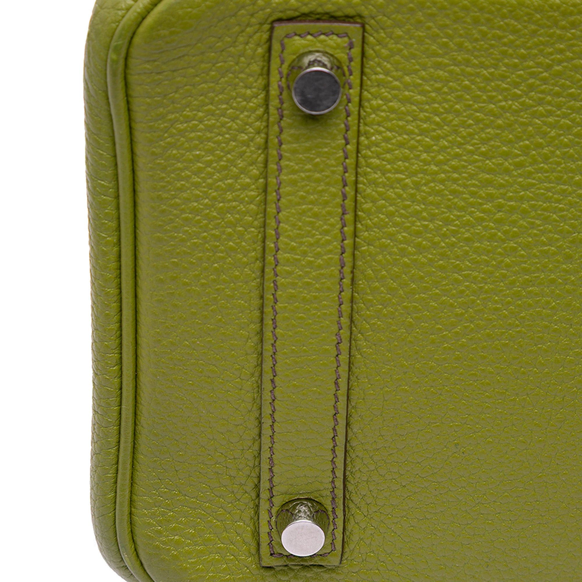 Hermes Hermès Togo Birkin Retourne 30 Green Size ONE SIZE - 7 Thumbnail