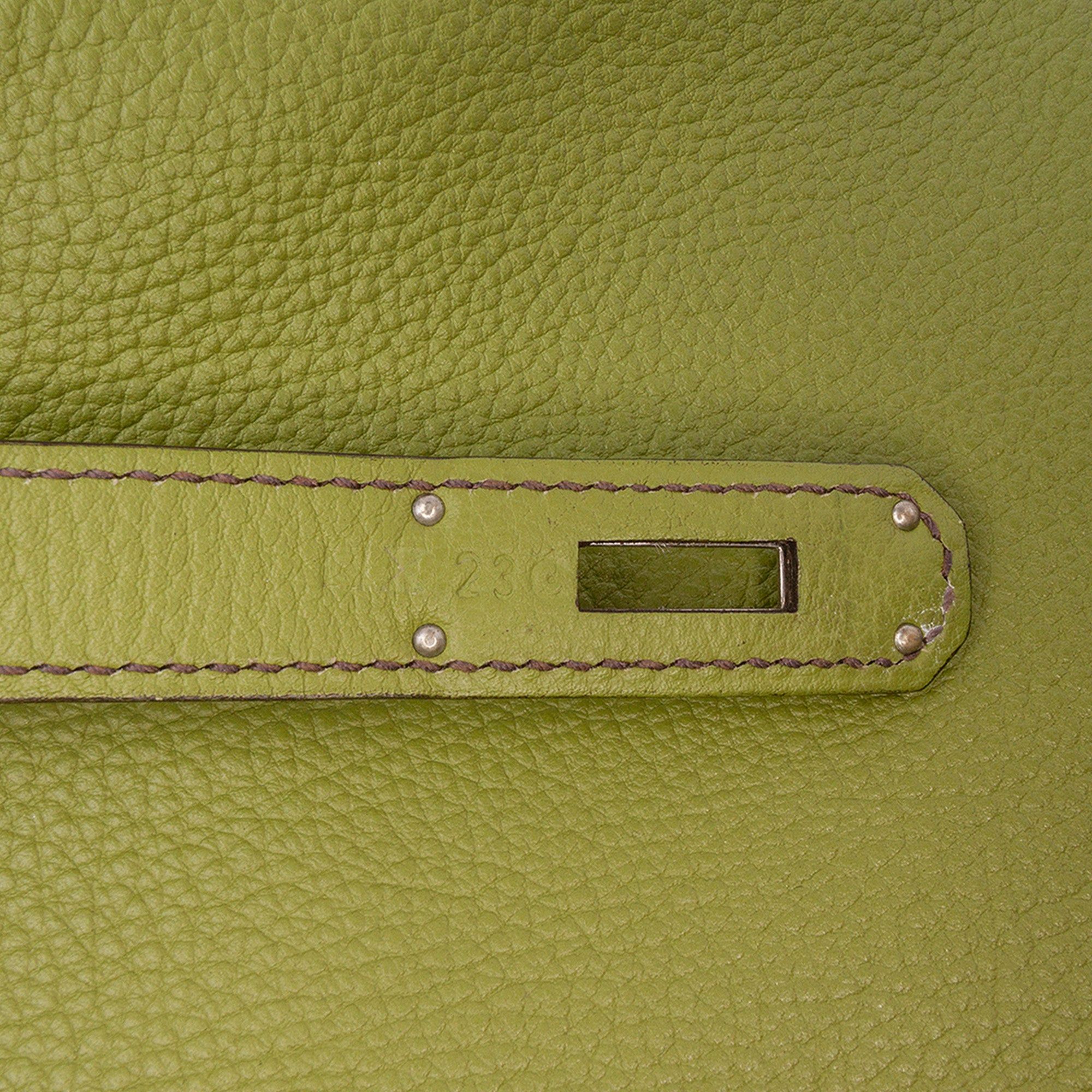 Hermes Hermès Togo Birkin Retourne 30 Green Size ONE SIZE - 5 Thumbnail