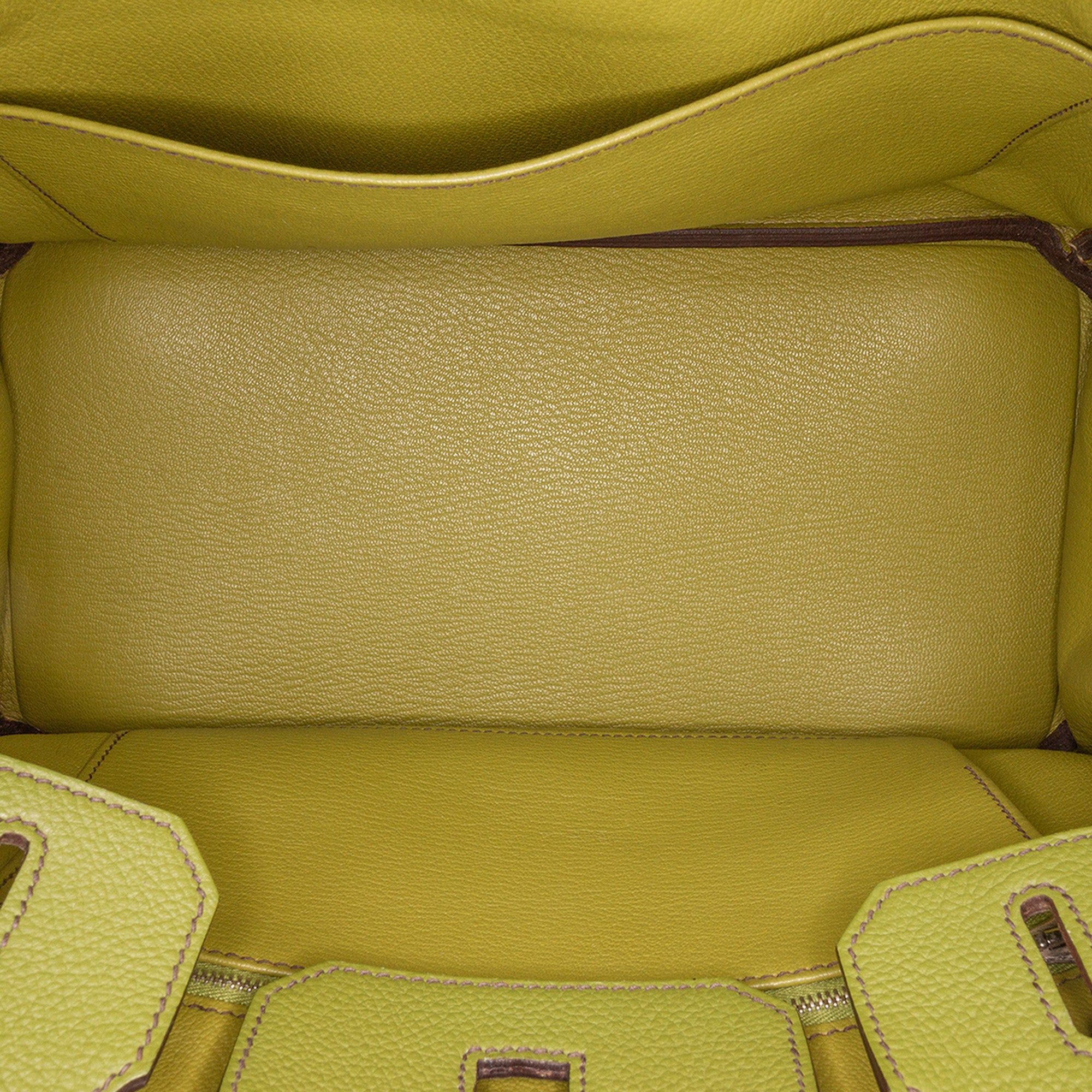 Hermes Hermès Togo Birkin Retourne 30 Green Size ONE SIZE - 4 Thumbnail