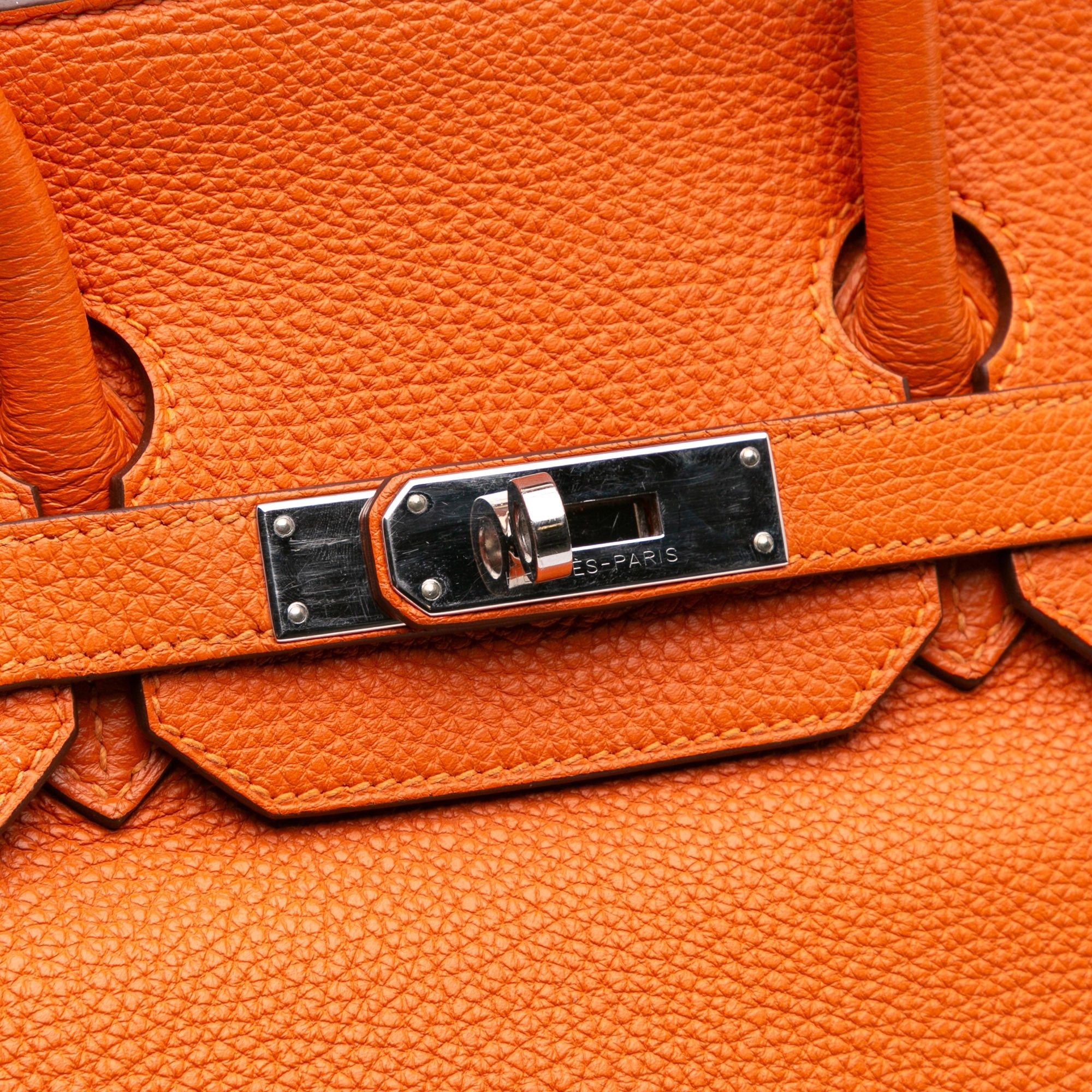 Hermes Hermès Togo Birkin Retourne 35 Orange Size ONE SIZE - 6 Thumbnail