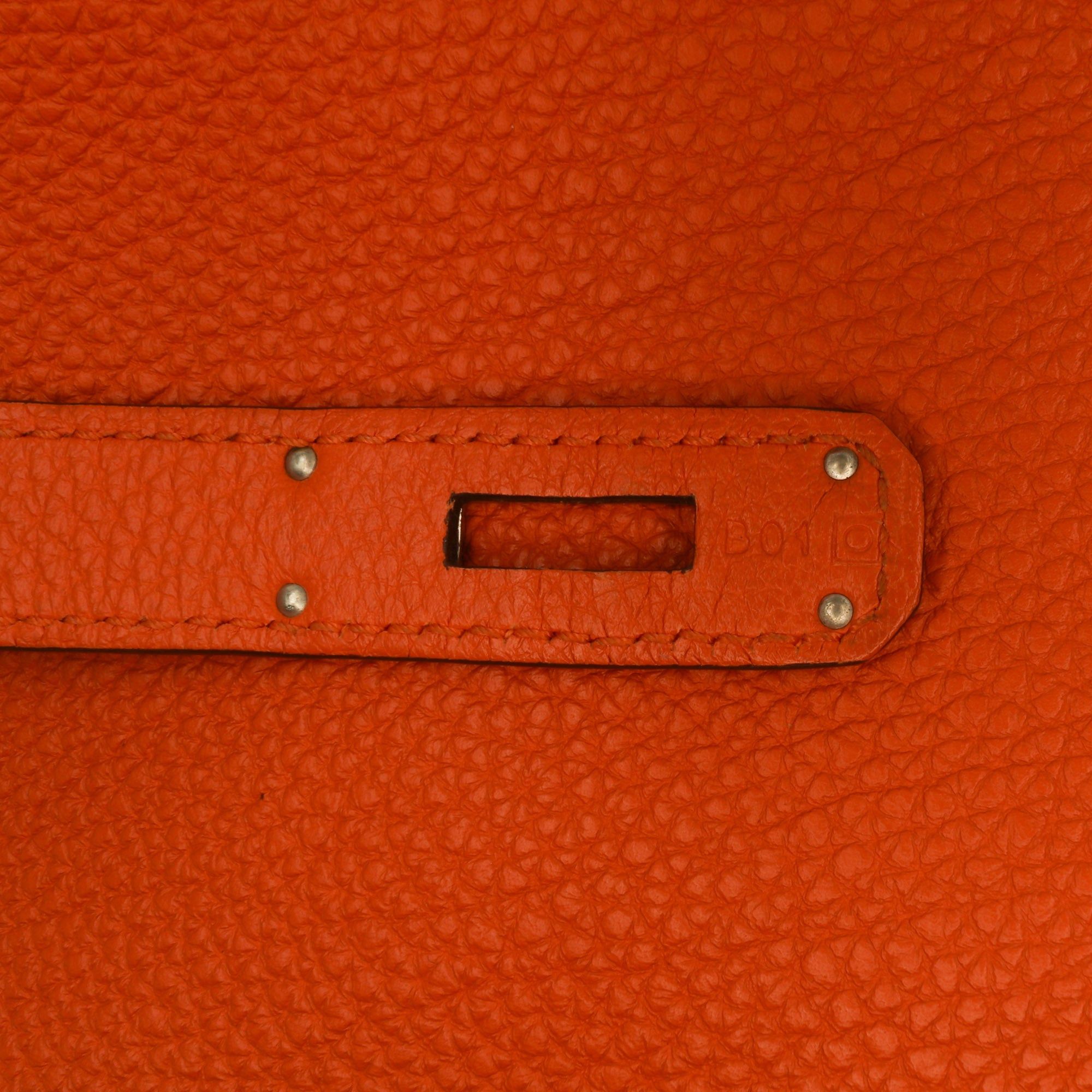Hermes Hermès Togo Birkin Retourne 35 Orange Size ONE SIZE - 5 Thumbnail