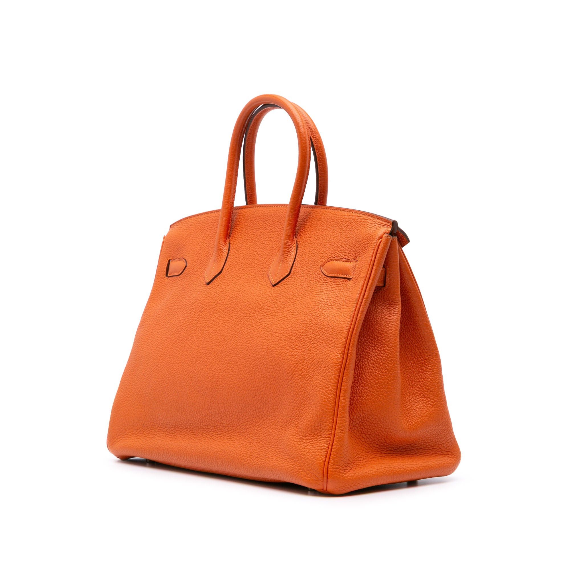 Hermes Hermès Togo Birkin Retourne 35 Orange Size ONE SIZE - 2 Thumbnail