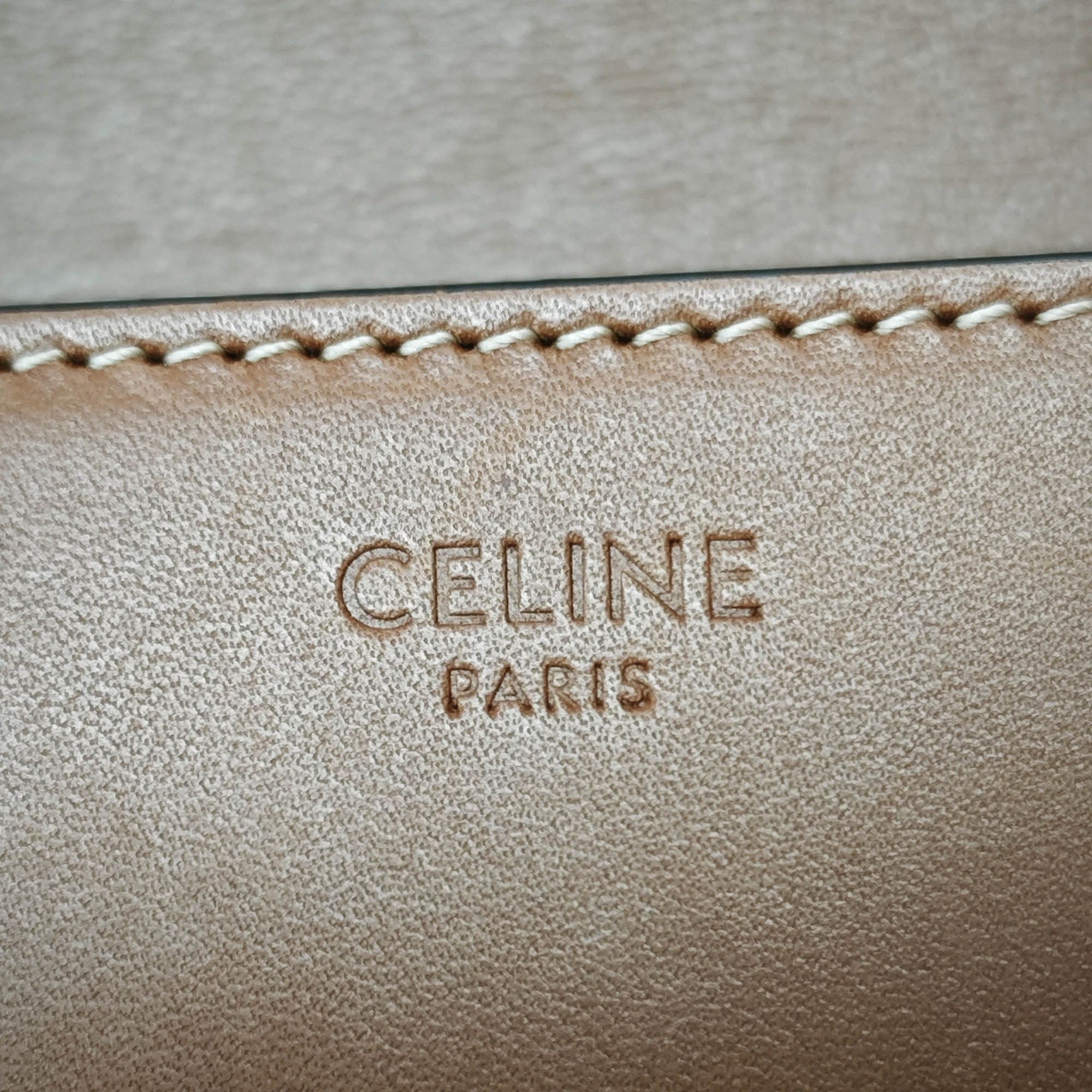 Celine Celine Leather Triomphe Claude Shoulder Bag Brown Size ONE SIZE - 6 Thumbnail