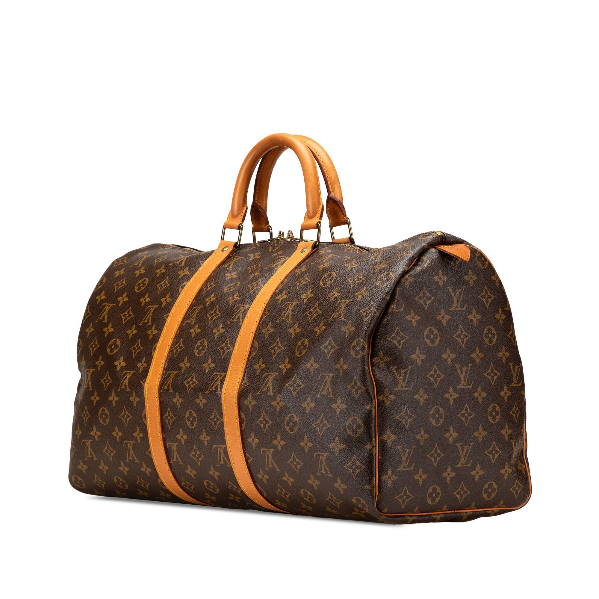 Louis Vuitton Louis Vuitton Monogram Keepall 50 Brown Size ONE SIZE - 2 Thumbnail