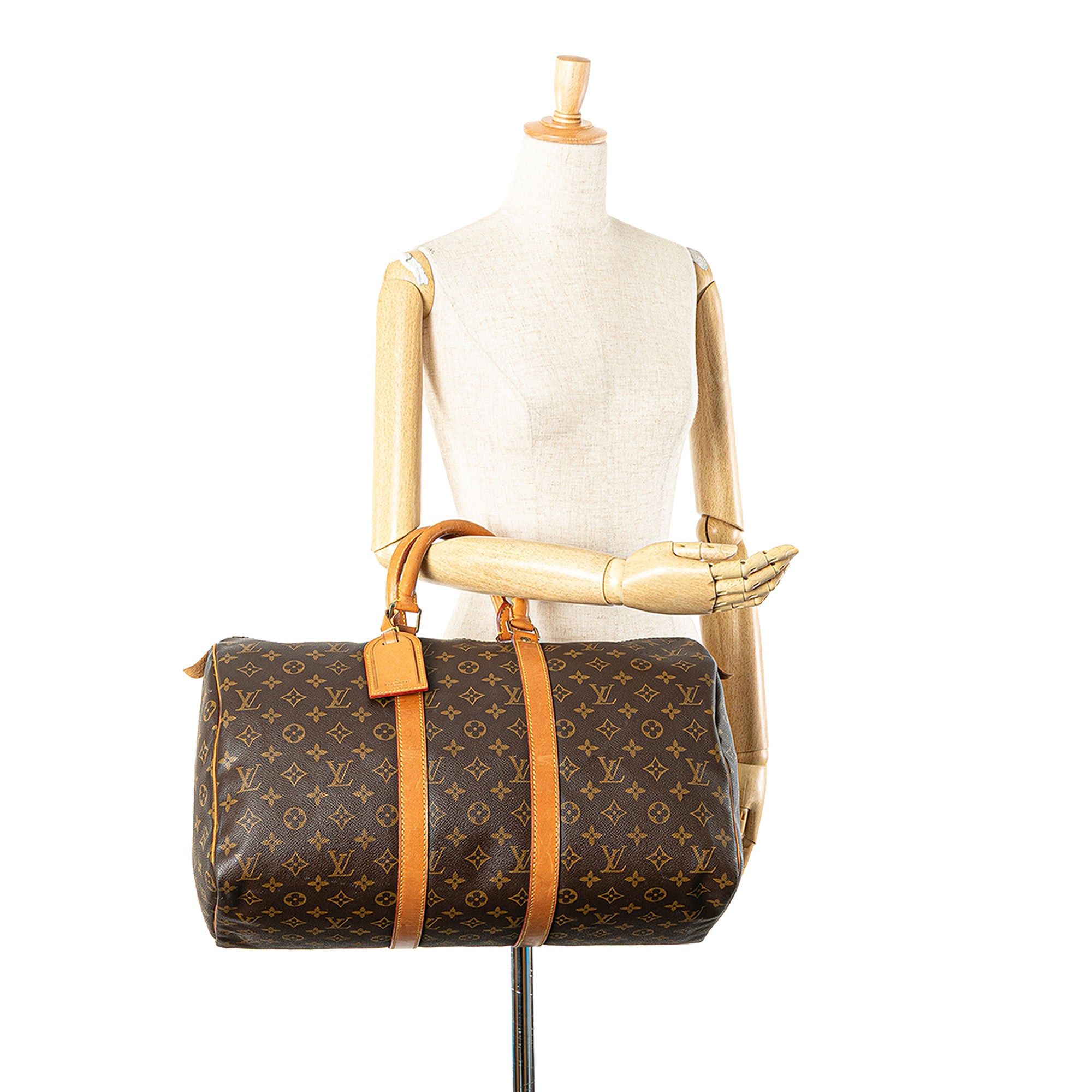 Louis Vuitton Louis Vuitton Monogram Keepall 45 Brown Size ONE SIZE - 14 Thumbnail