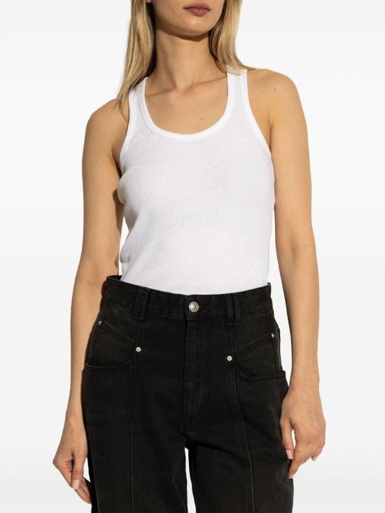 Isabel Marant ISABEL MARANT Women Tops TS0225FAA2N39I 20WH WHITE Size M / US 6-8 / IT 42-44 - 3 Thumbnail