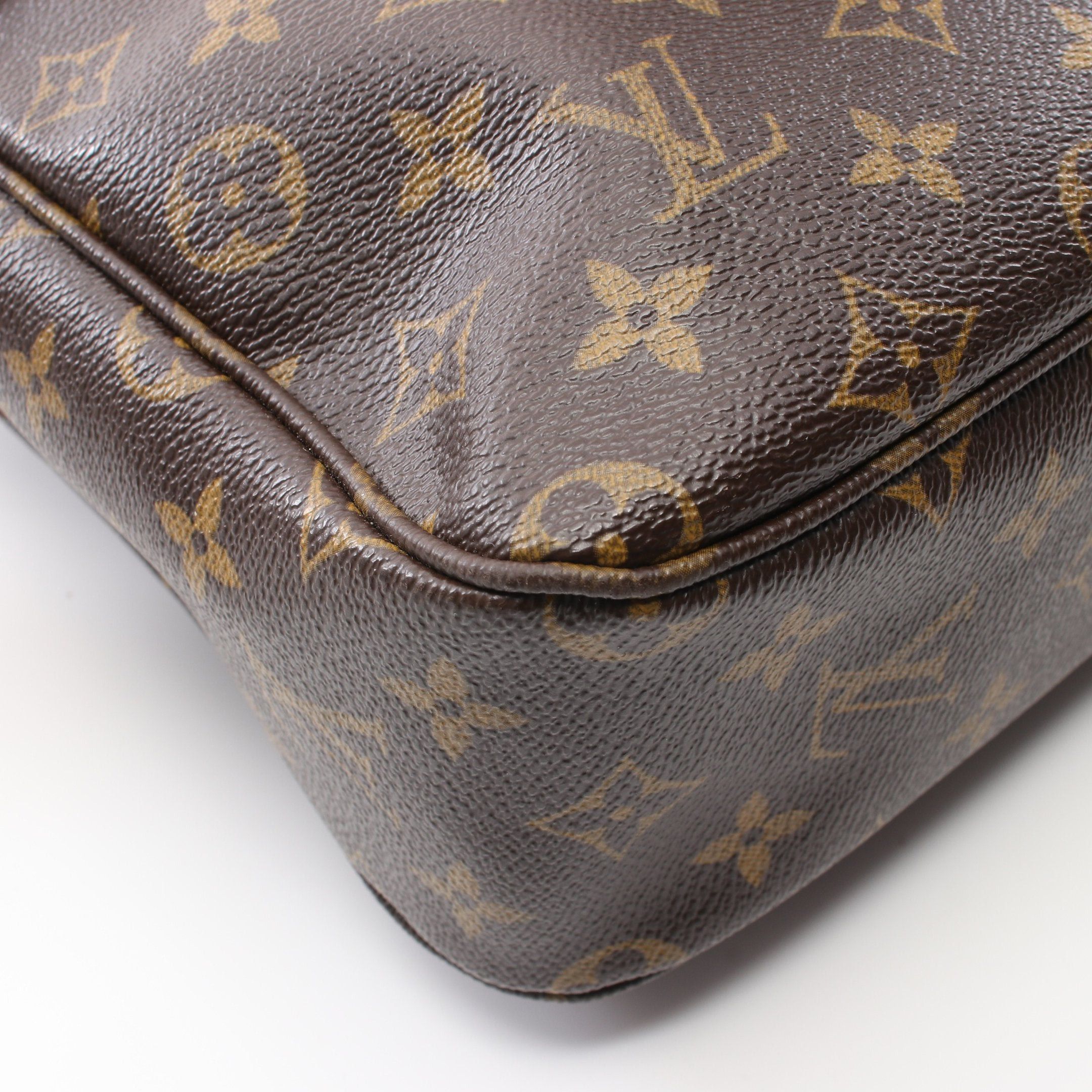 Louis Vuitton Louis Vuitton Sack Bosforo Monogram Handbag Leather Brown Size ONE SIZE - 8 Thumbnail