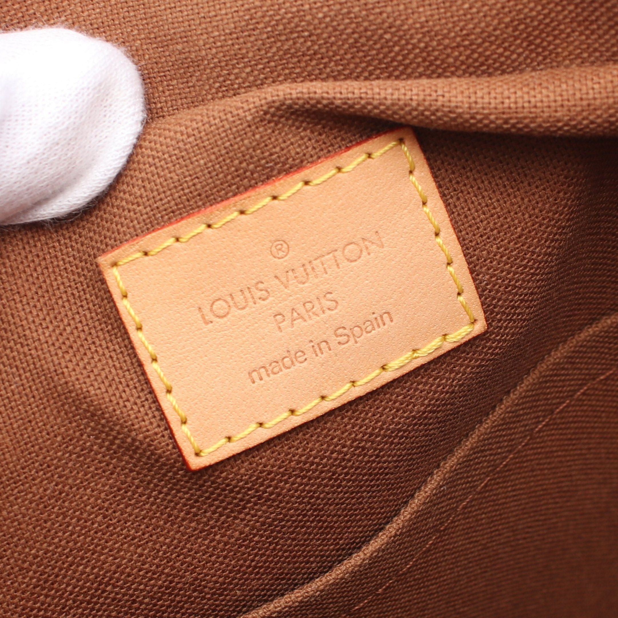 Louis Vuitton Louis Vuitton Sack Bosforo Monogram Handbag Leather Brown Size ONE SIZE - 4 Thumbnail