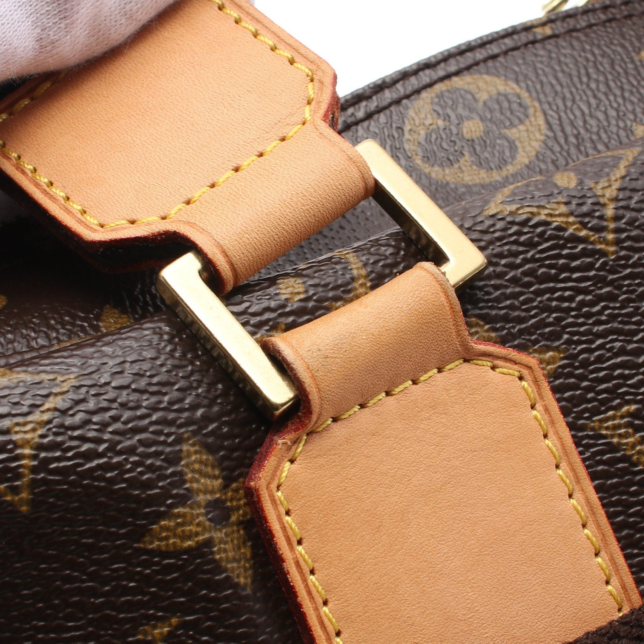 Louis Vuitton Louis Vuitton Sack Bosforo Monogram Handbag Leather Brown Size ONE SIZE - 10 Thumbnail