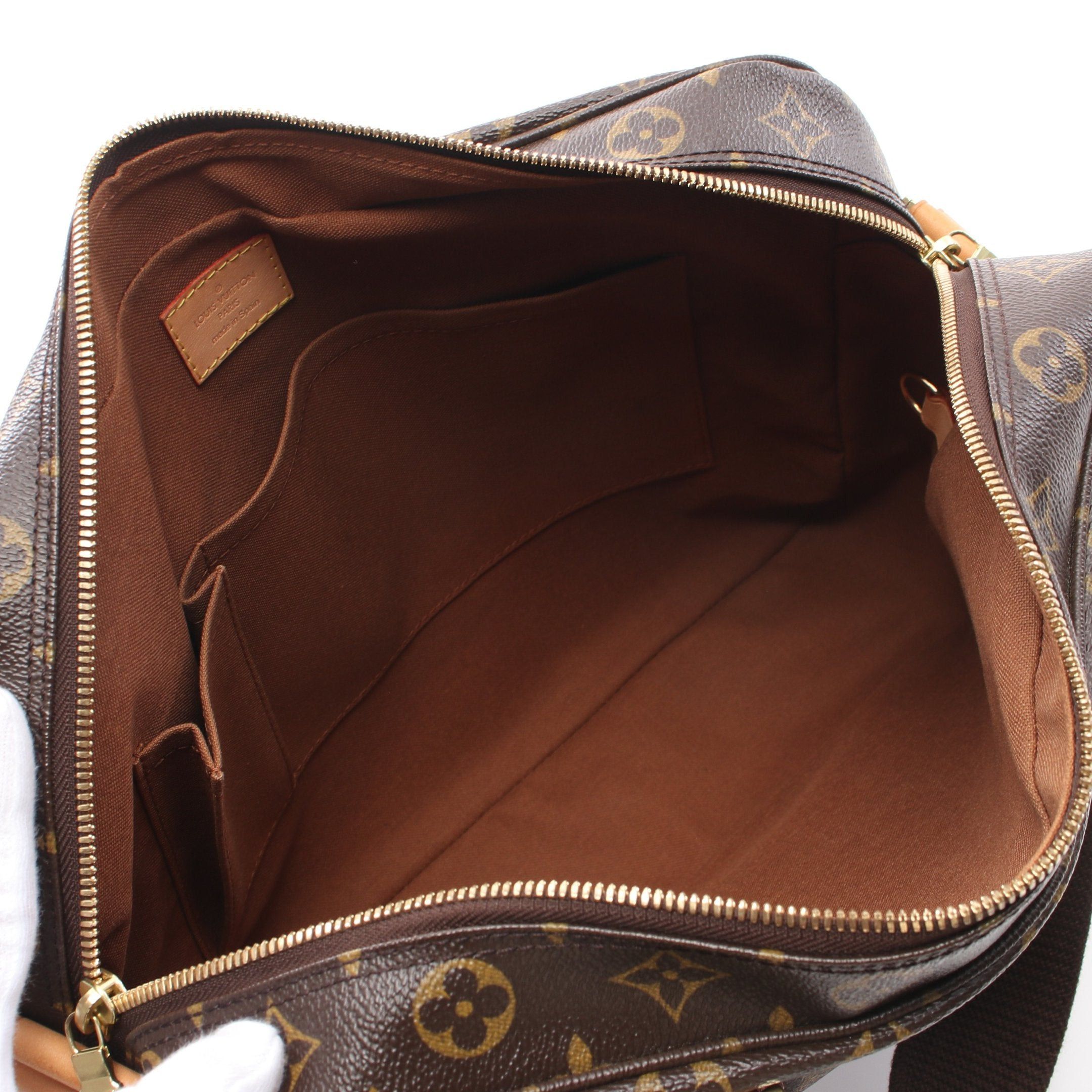 Louis Vuitton Louis Vuitton Sack Bosforo Monogram Handbag Leather Brown Size ONE SIZE - 3 Thumbnail