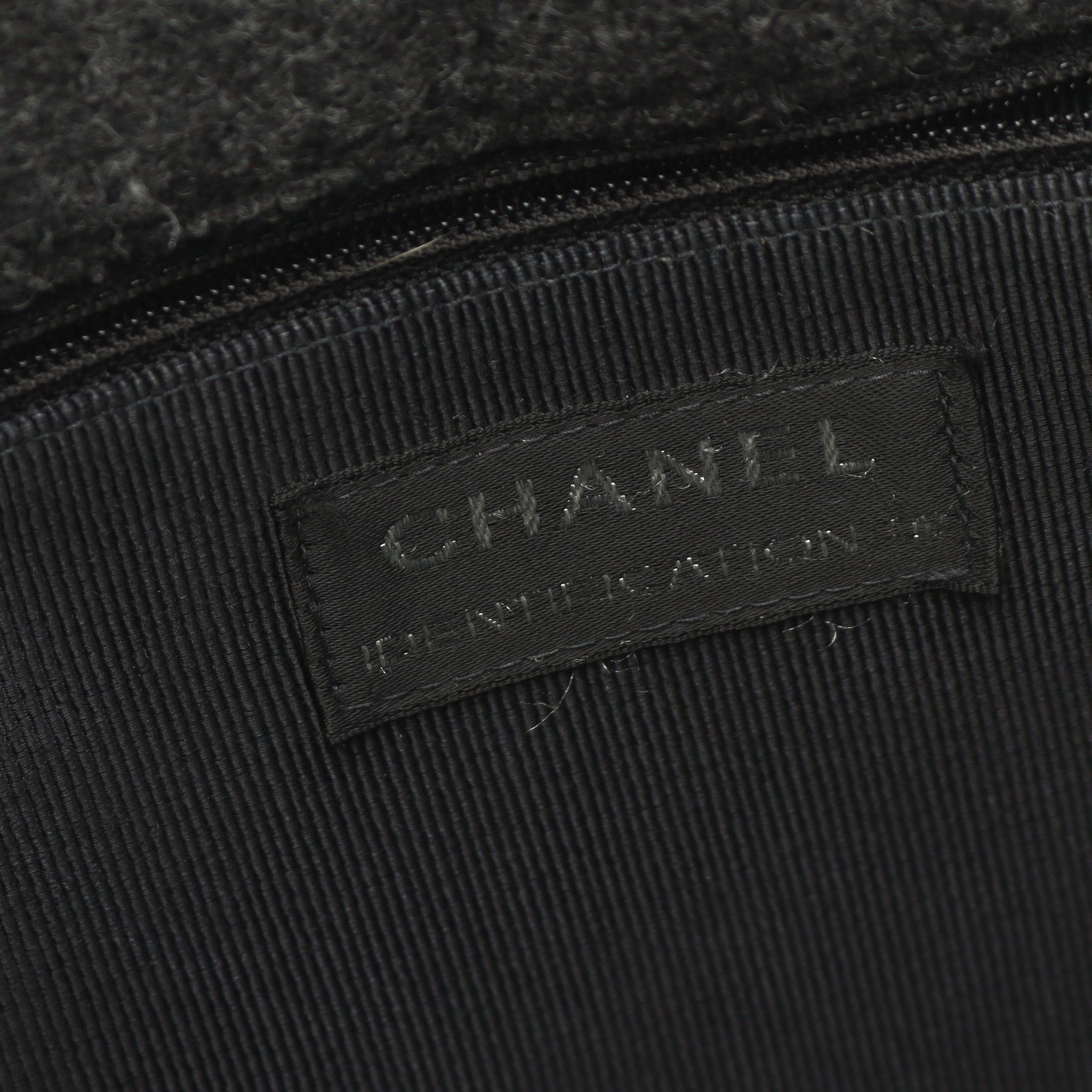 Chanel Chanel 2.55 Chocolate Bar Double Chain Shoulder Bag Feutre Gray Silver Hardware Size ONE SIZE - 4 Thumbnail