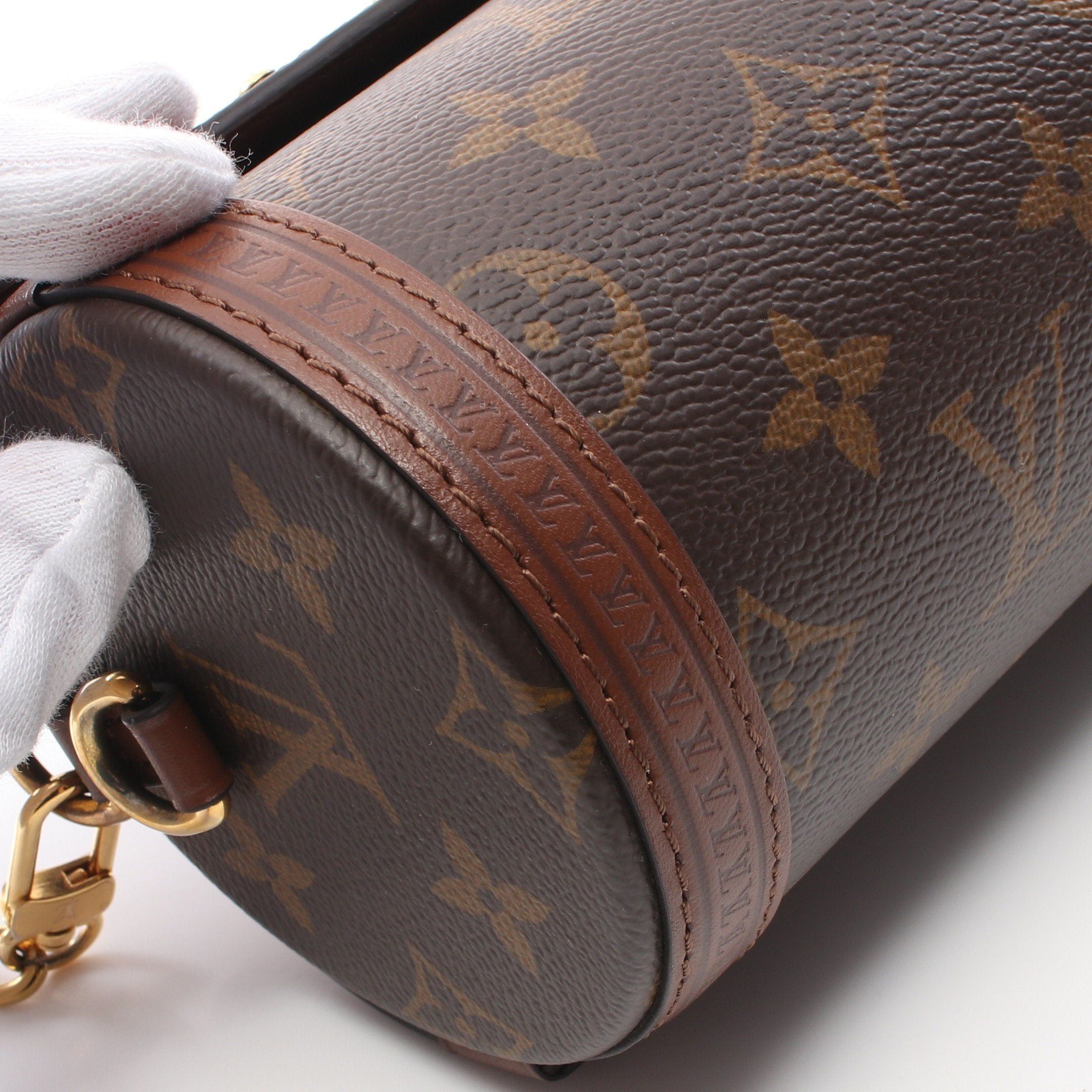 Louis Vuitton Louis Vuitton Butterfly Trunk Monogram Shoulder Bag Leather Brown Size ONE SIZE - 7 Thumbnail
