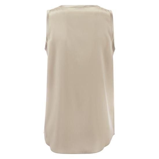 Brunello Cucinelli BRUNELLO CUCINELLI Women Tops M0C59E0600 BEIGE Size S / US 4 / IT 40 - 2 Thumbnail