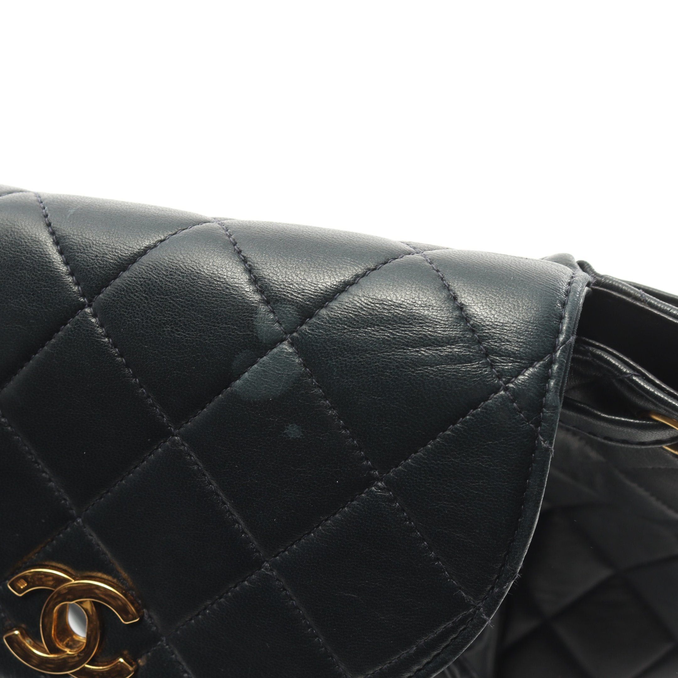 Chanel Chanel Matelasse Backpack Rucksack Lambskin Black Gold Hardware Size ONE SIZE - 7 Thumbnail
