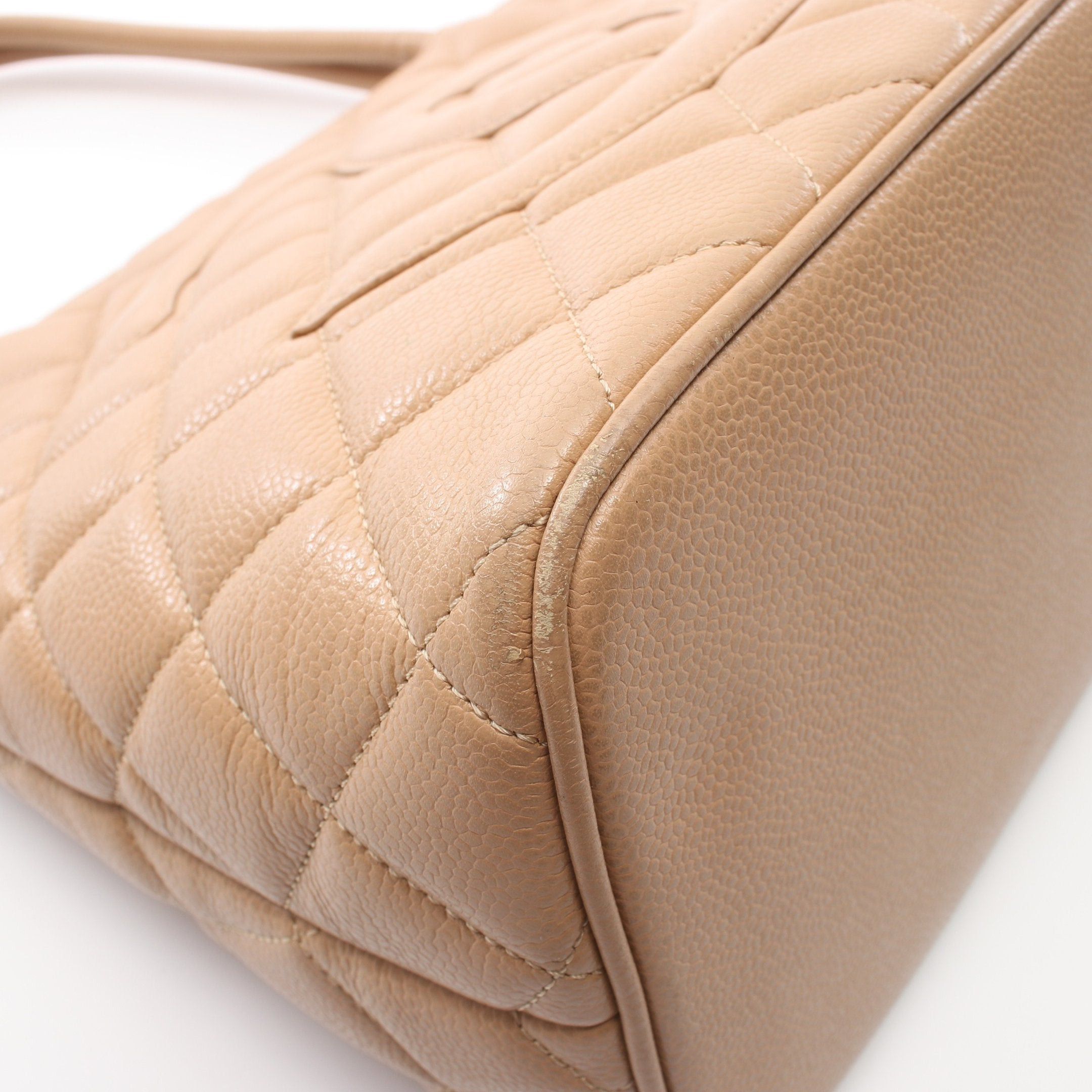 Chanel Chanel Reissue Tote Handbag Bag Caviar Skin Beige Gold Hardware Size ONE SIZE - 8 Thumbnail