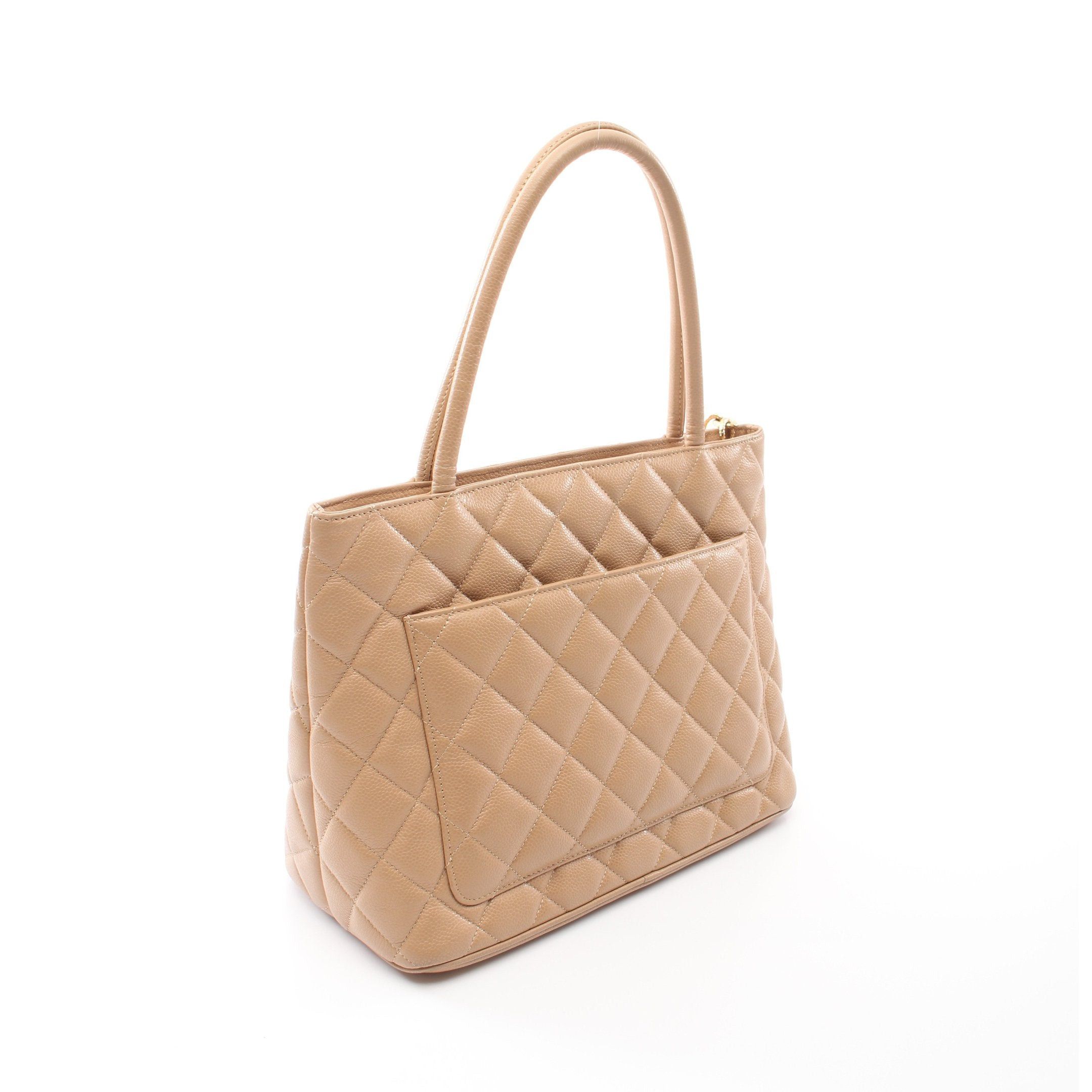 Chanel Chanel Reissue Tote Handbag Bag Caviar Skin Beige Gold Hardware Size ONE SIZE - 2 Thumbnail