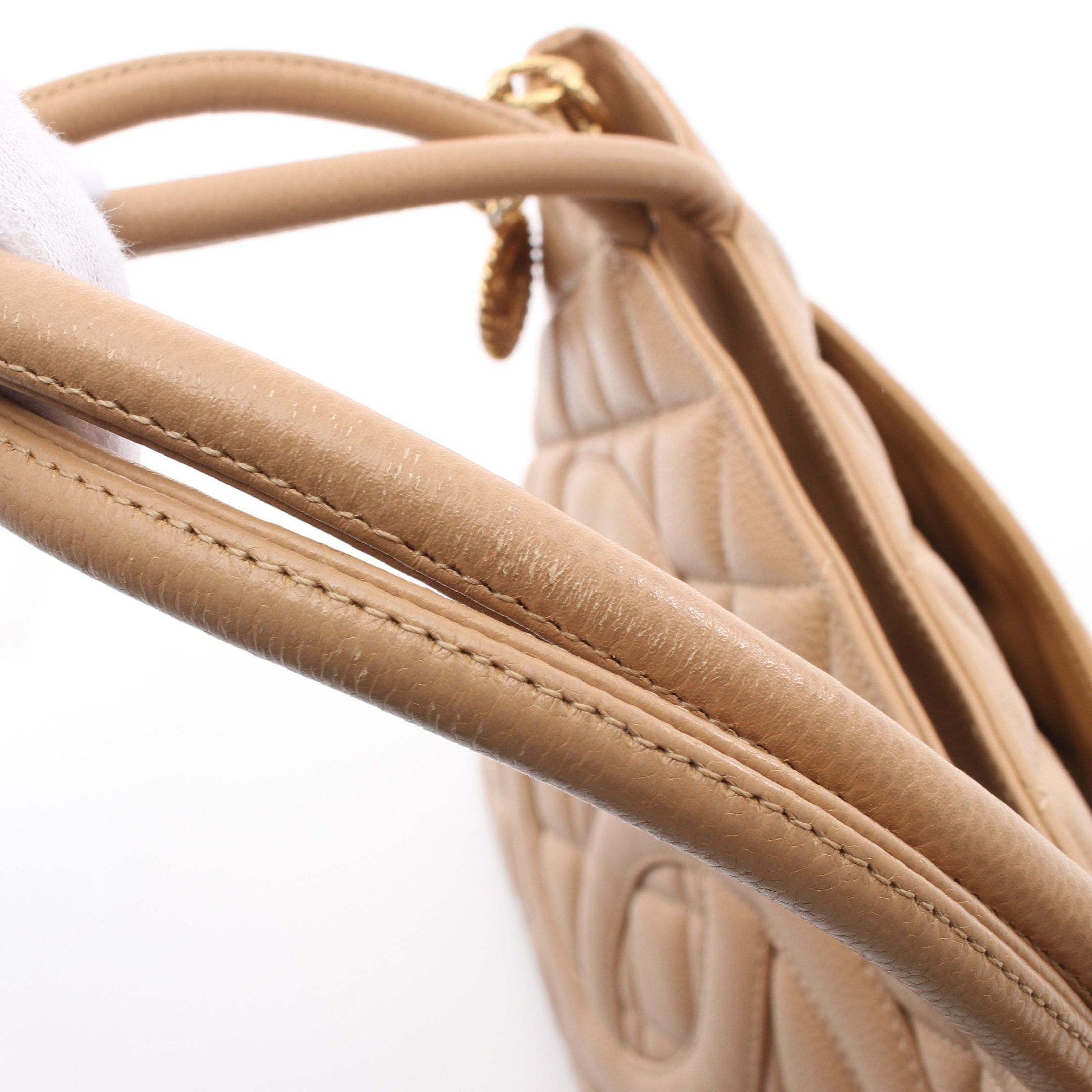 Chanel Chanel Reissue Tote Handbag Bag Caviar Skin Beige Gold Hardware Size ONE SIZE - 10 Thumbnail