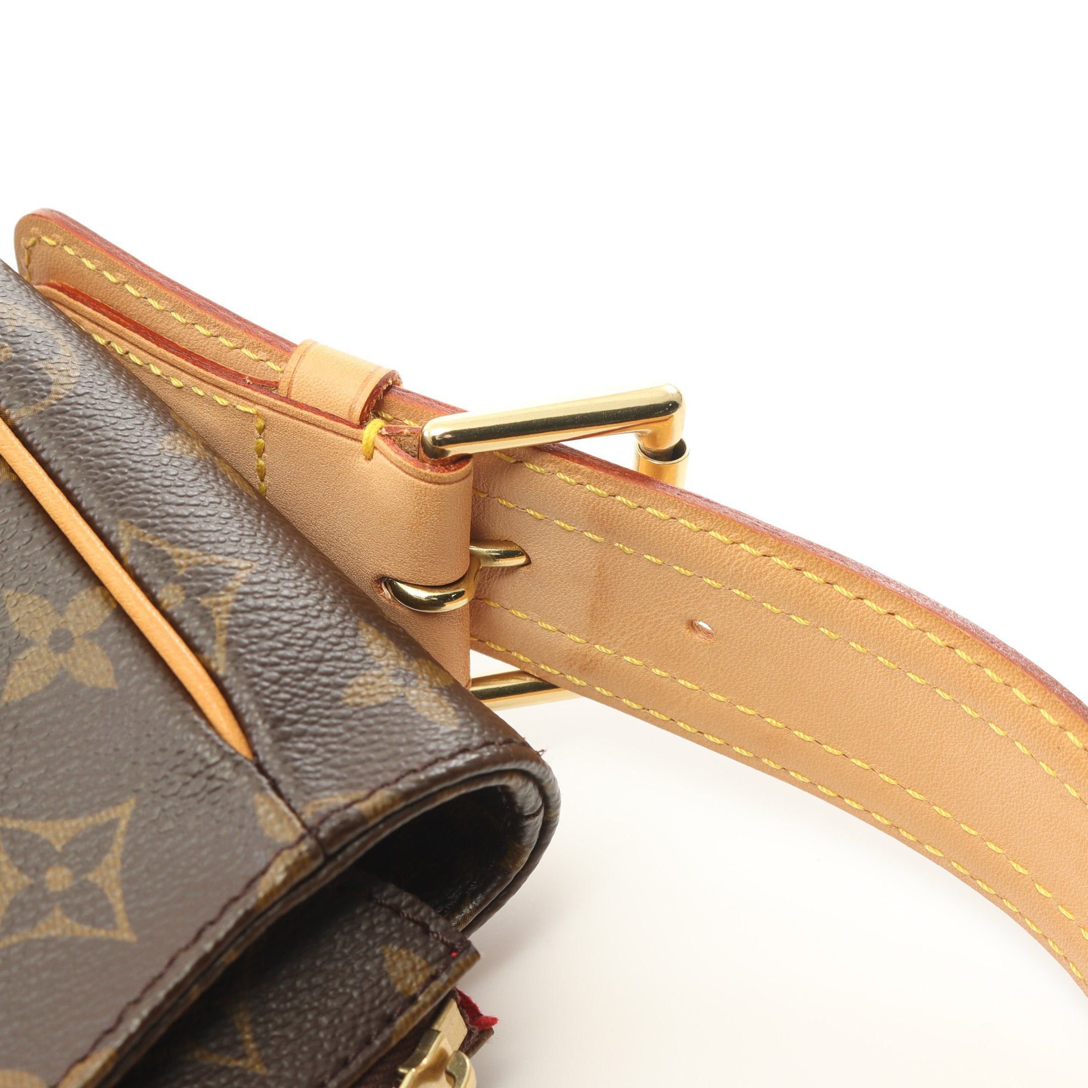 Louis Vuitton Louis Vuitton Vivacite Gm Monogram Shoulder Bag Leather Brown Size ONE SIZE - 7 Thumbnail