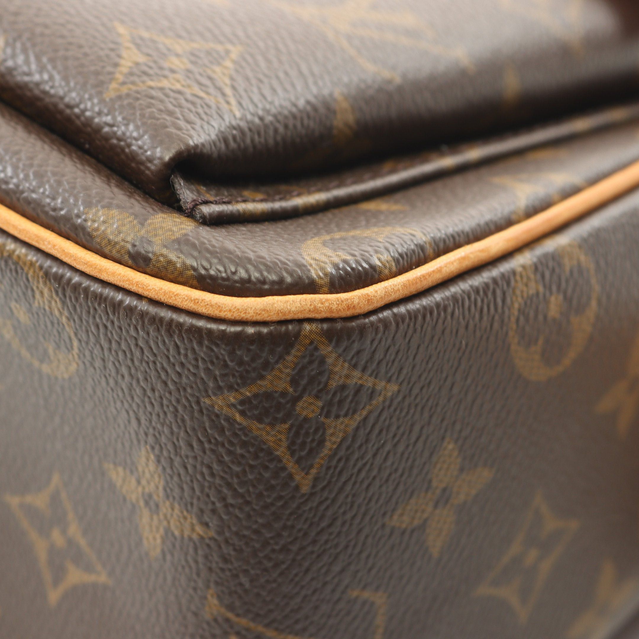 Louis Vuitton Louis Vuitton Vivacite Gm Monogram Shoulder Bag Leather Brown Size ONE SIZE - 8 Thumbnail