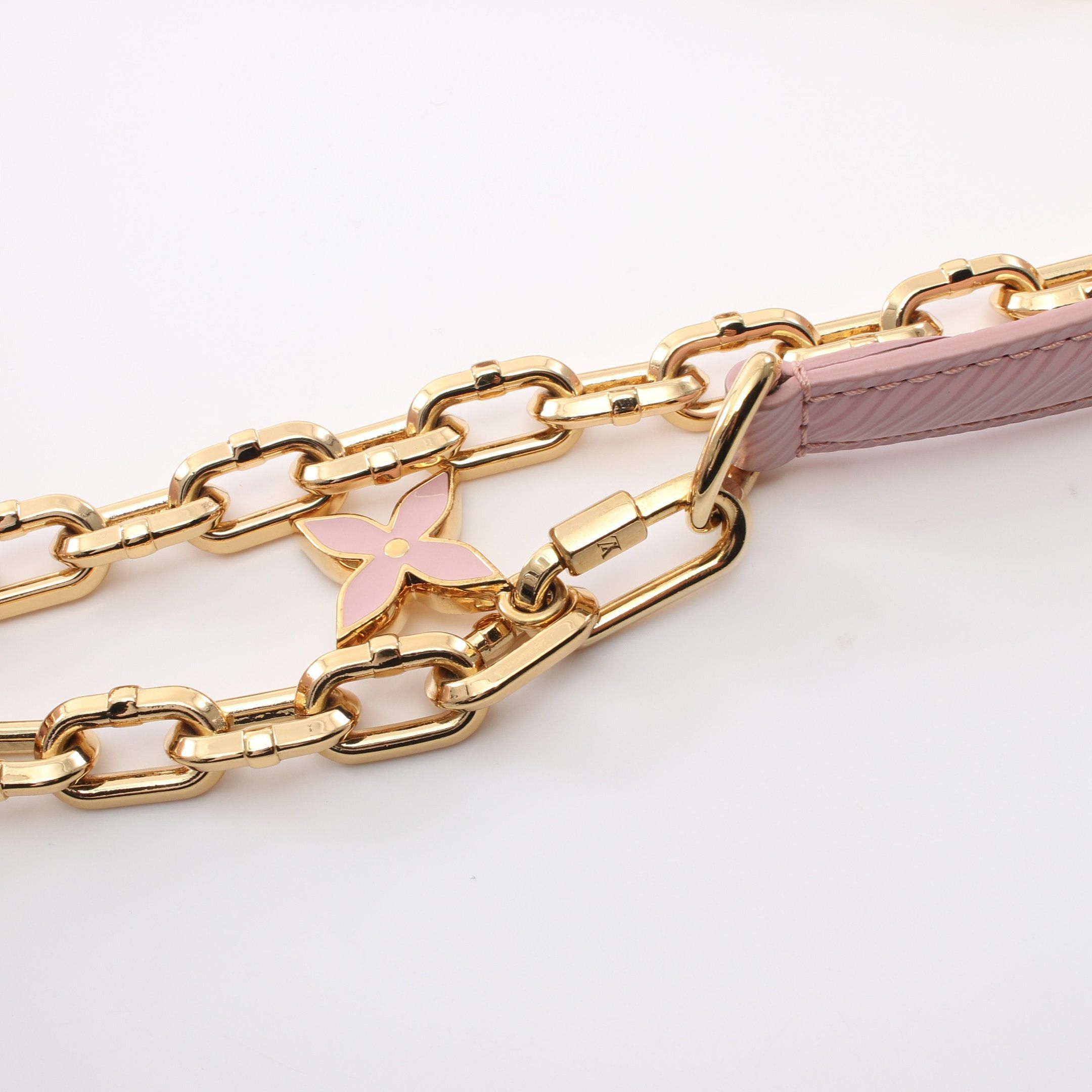 Louis Vuitton Louis Vuitton Twist Pm Epi Chain Shoulder Bag Leather Light Pink Size ONE SIZE - 5 Thumbnail