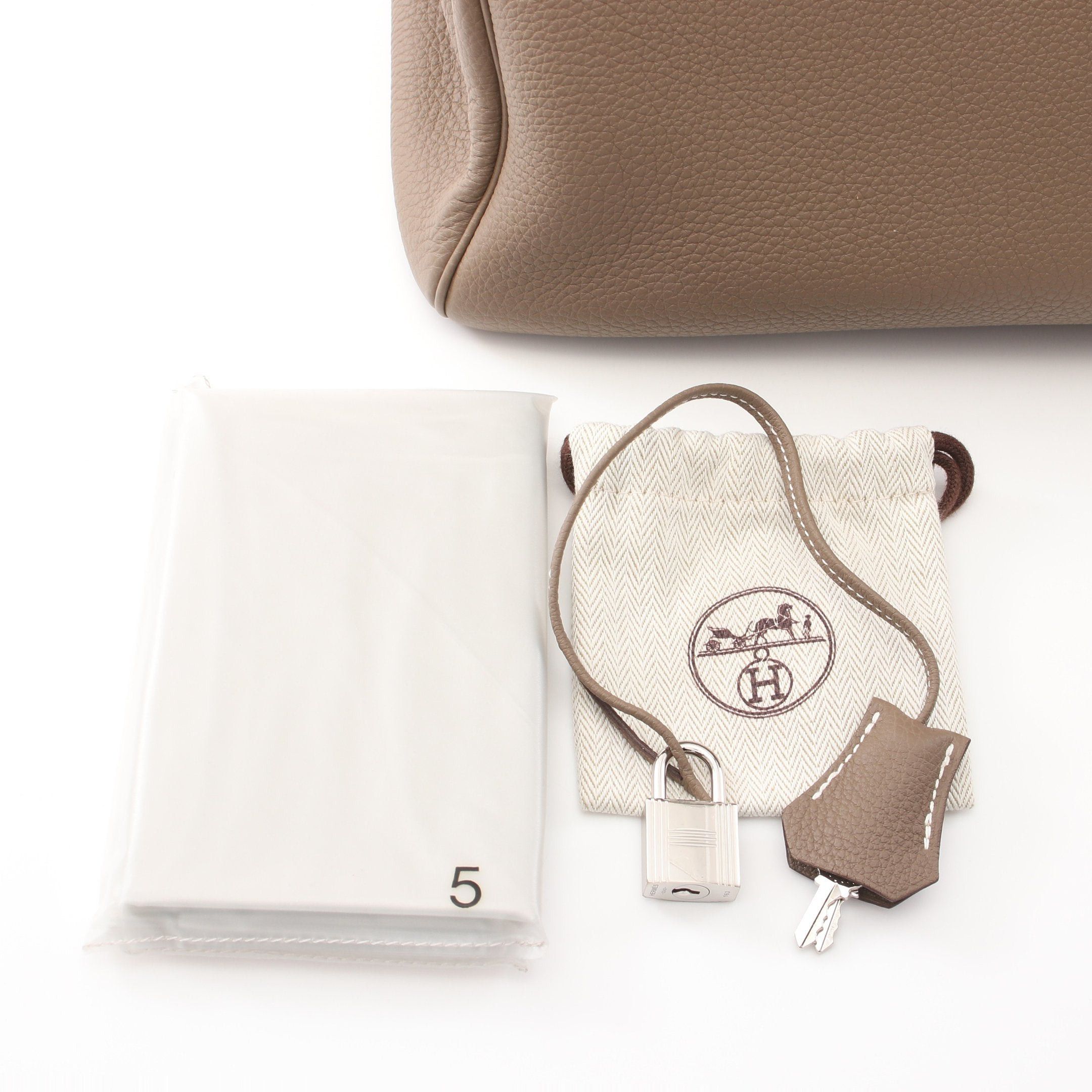 Hermes Hermes Birkin 35 Etoupe Handbag Togo Gray Brown Silver Hardware U Stamp Size ONE SIZE - 6 Thumbnail