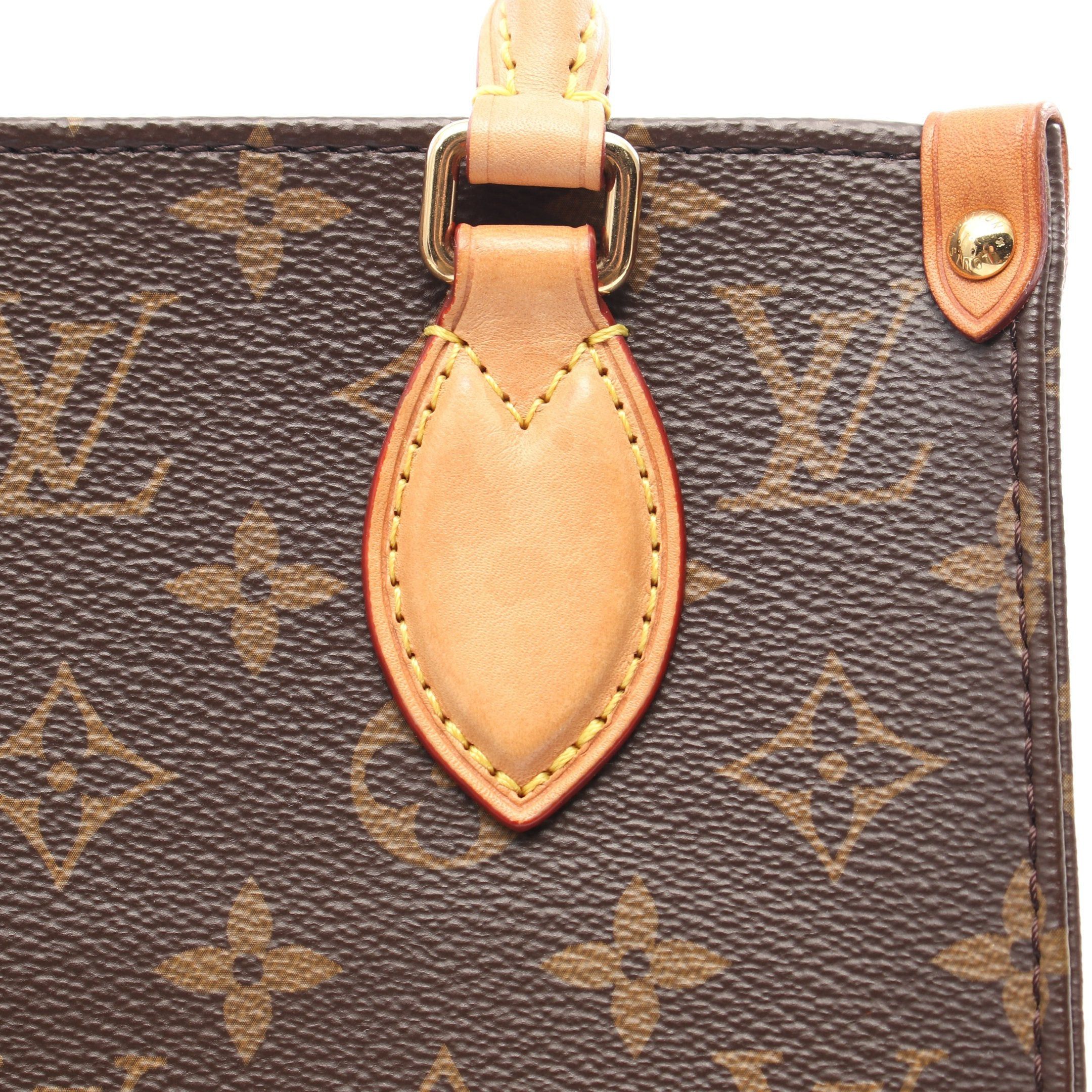 Louis Vuitton Louis Vuitton Sac Plat Bb Handbag Leather Brown Size ONE SIZE - 6 Thumbnail