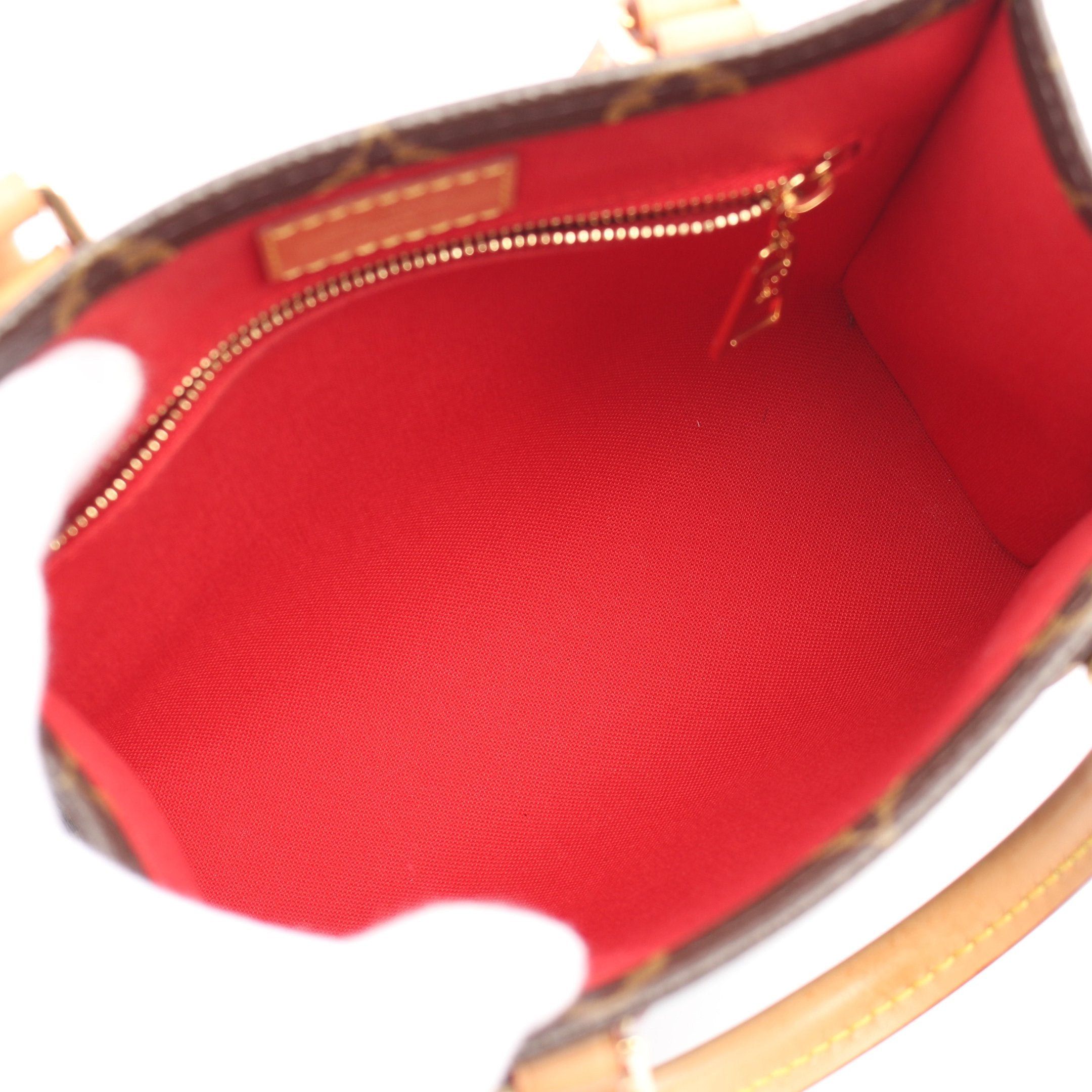 Louis Vuitton Louis Vuitton Sac Plat Bb Handbag Leather Brown Size ONE SIZE - 3 Thumbnail