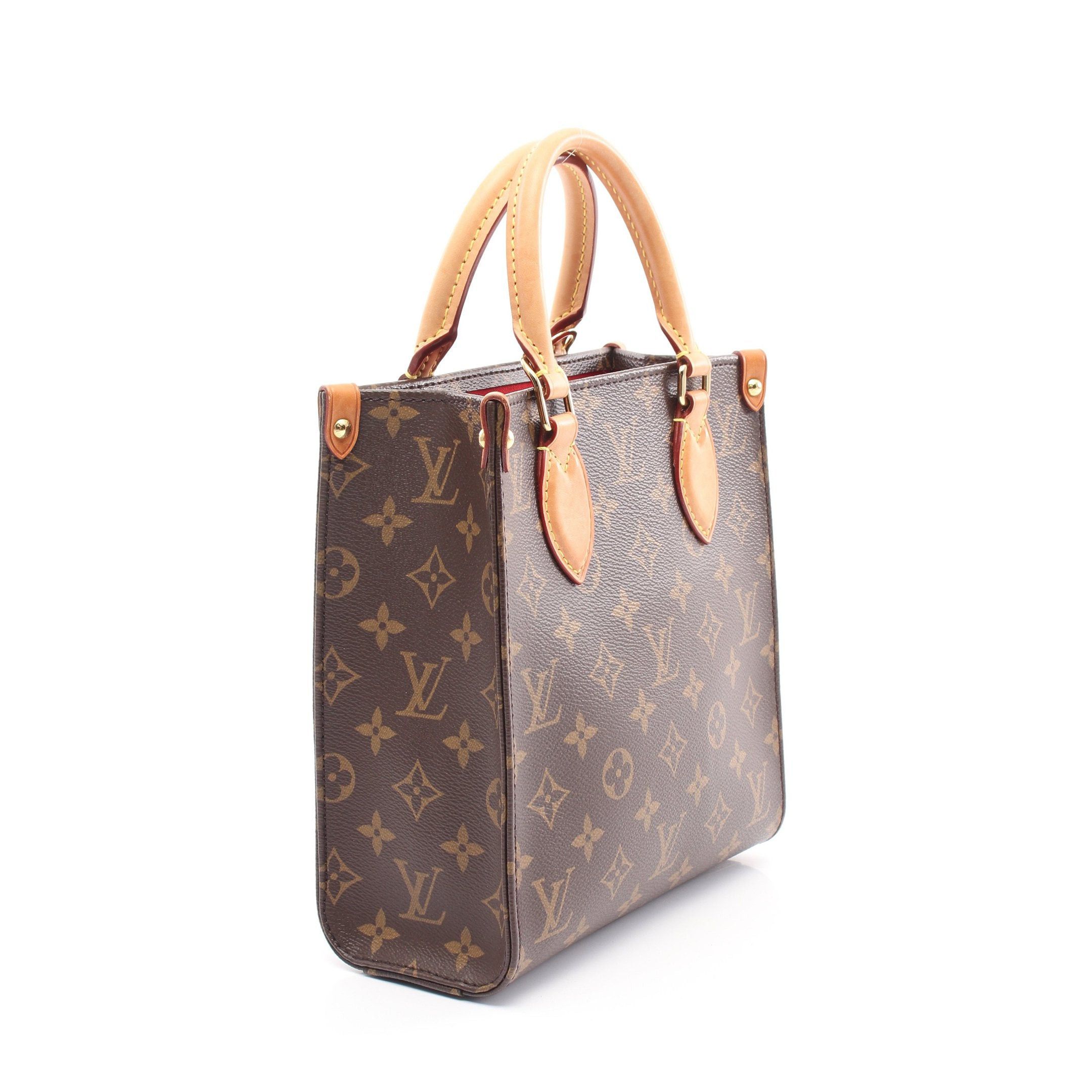 Louis Vuitton Louis Vuitton Sac Plat Bb Handbag Leather Brown Size ONE SIZE - 2 Thumbnail
