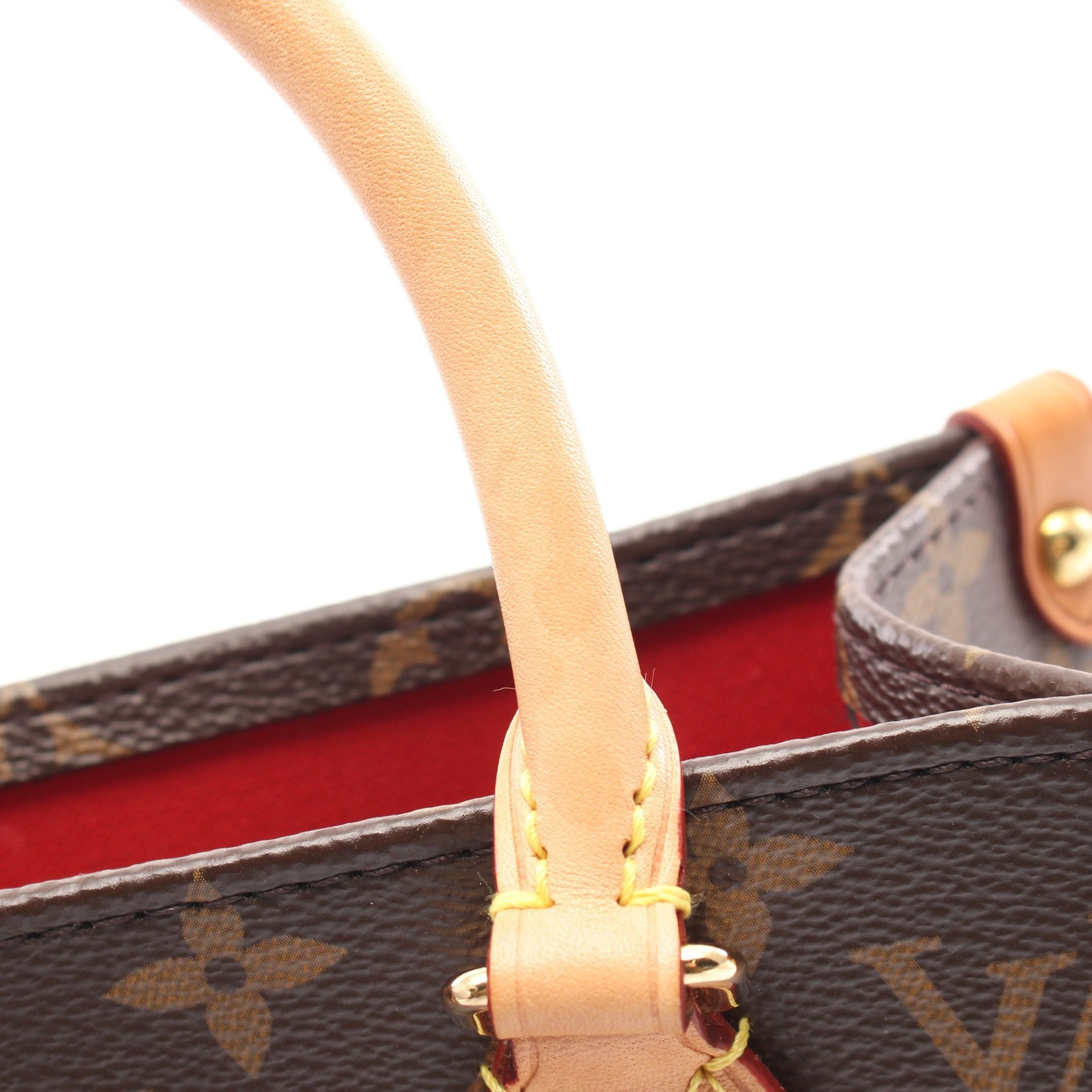 Louis Vuitton Louis Vuitton Sac Plat Bb Handbag Leather Brown Size ONE SIZE - 7 Thumbnail