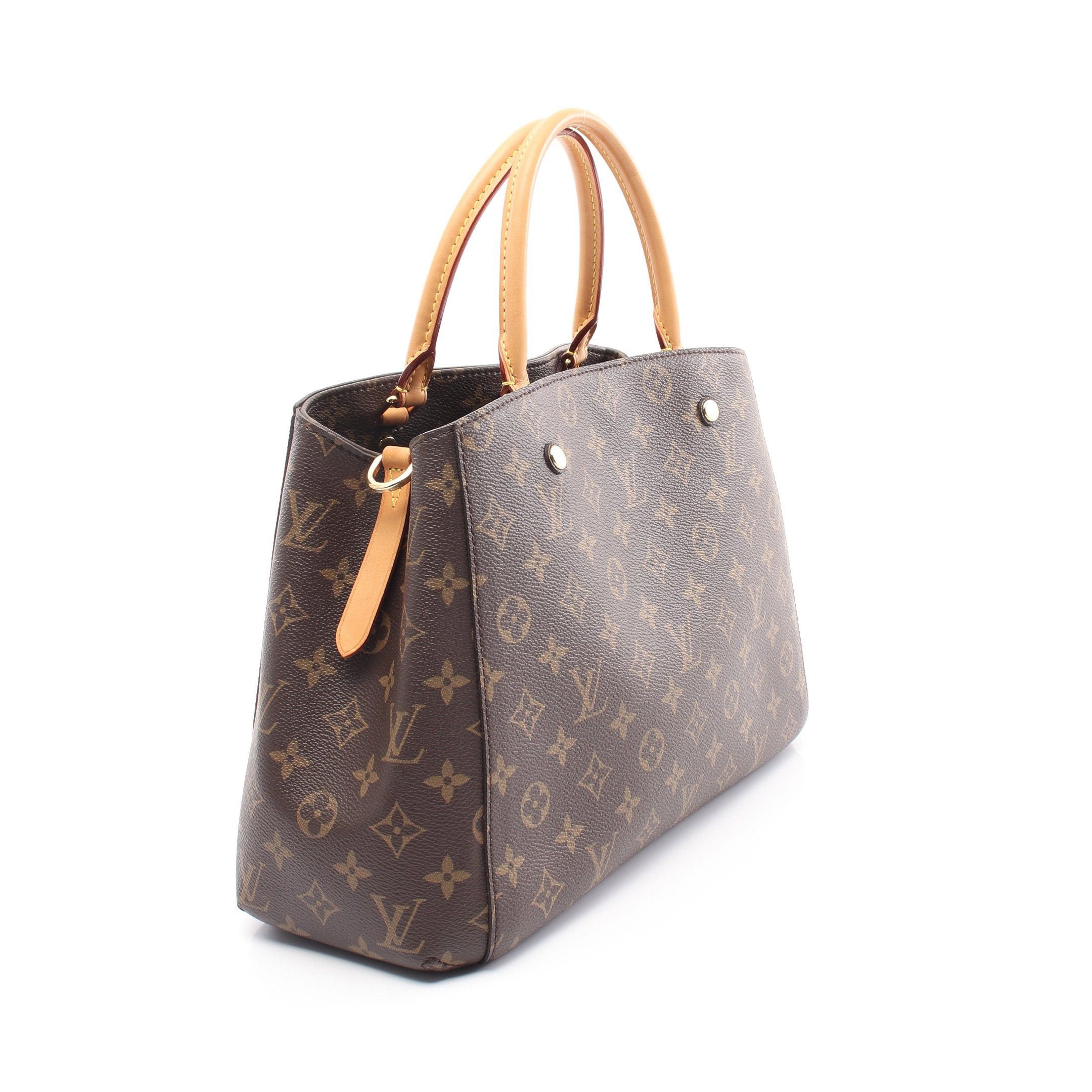 Louis Vuitton Louis Vuitton Montaigne Mm Monogram Handbag Leather Brown Size ONE SIZE - 2 Thumbnail