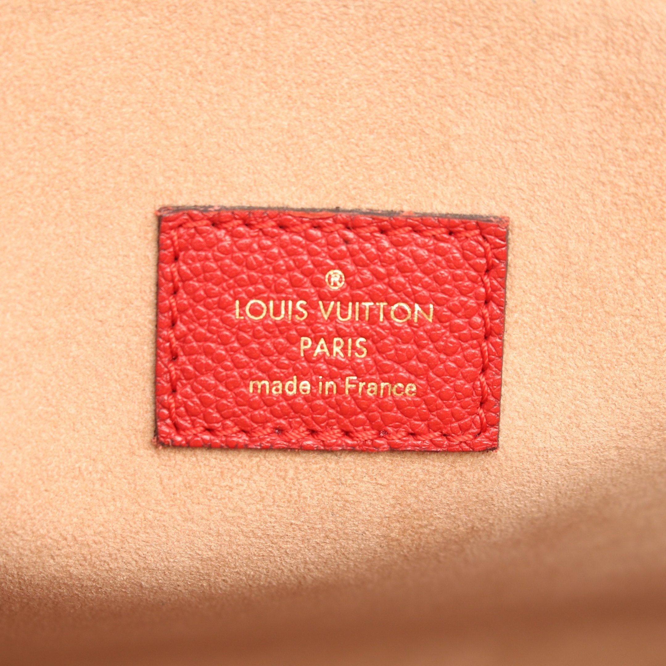 Louis Vuitton Louis Vuitton Flandrin Monogram Cerise Handbag Tote Bag Leather Brown Red Size ONE SIZE - 4 Thumbnail
