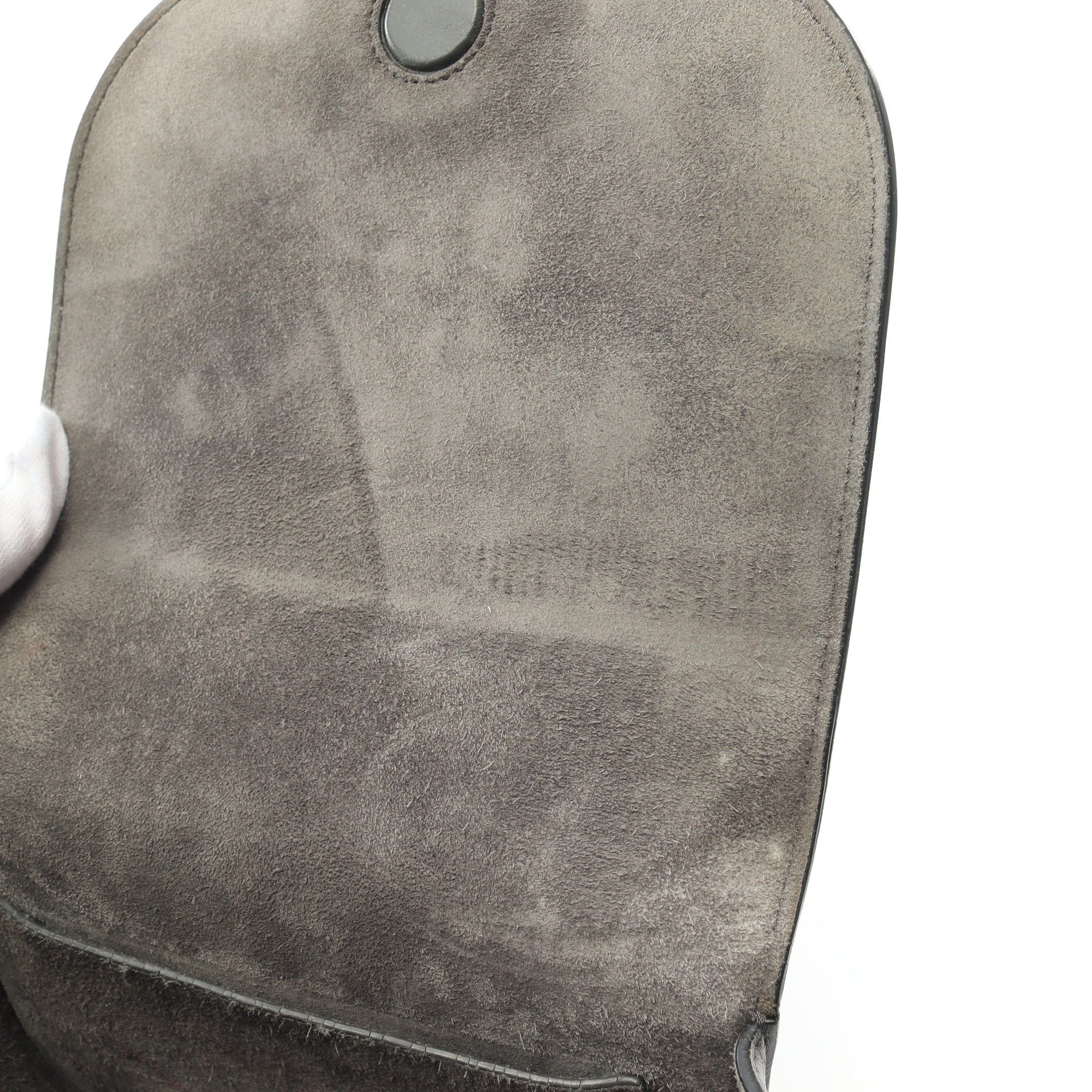 Celine Celine Folco Cuill Triomphe Shoulder Bag Leather Gray Size ONE SIZE - 6 Thumbnail
