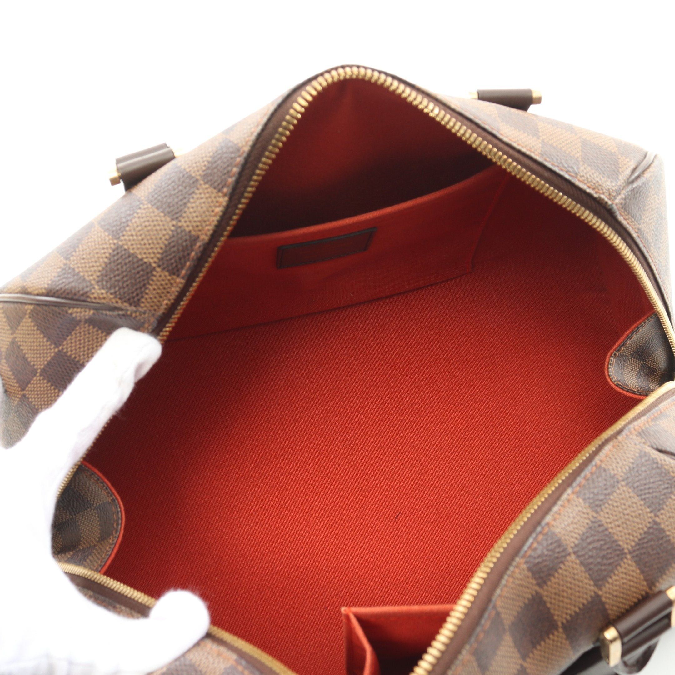 Louis Vuitton Louis Vuitton Rivera Mm Damier Ebene Handbag Leather Brown Size ONE SIZE - 3 Thumbnail